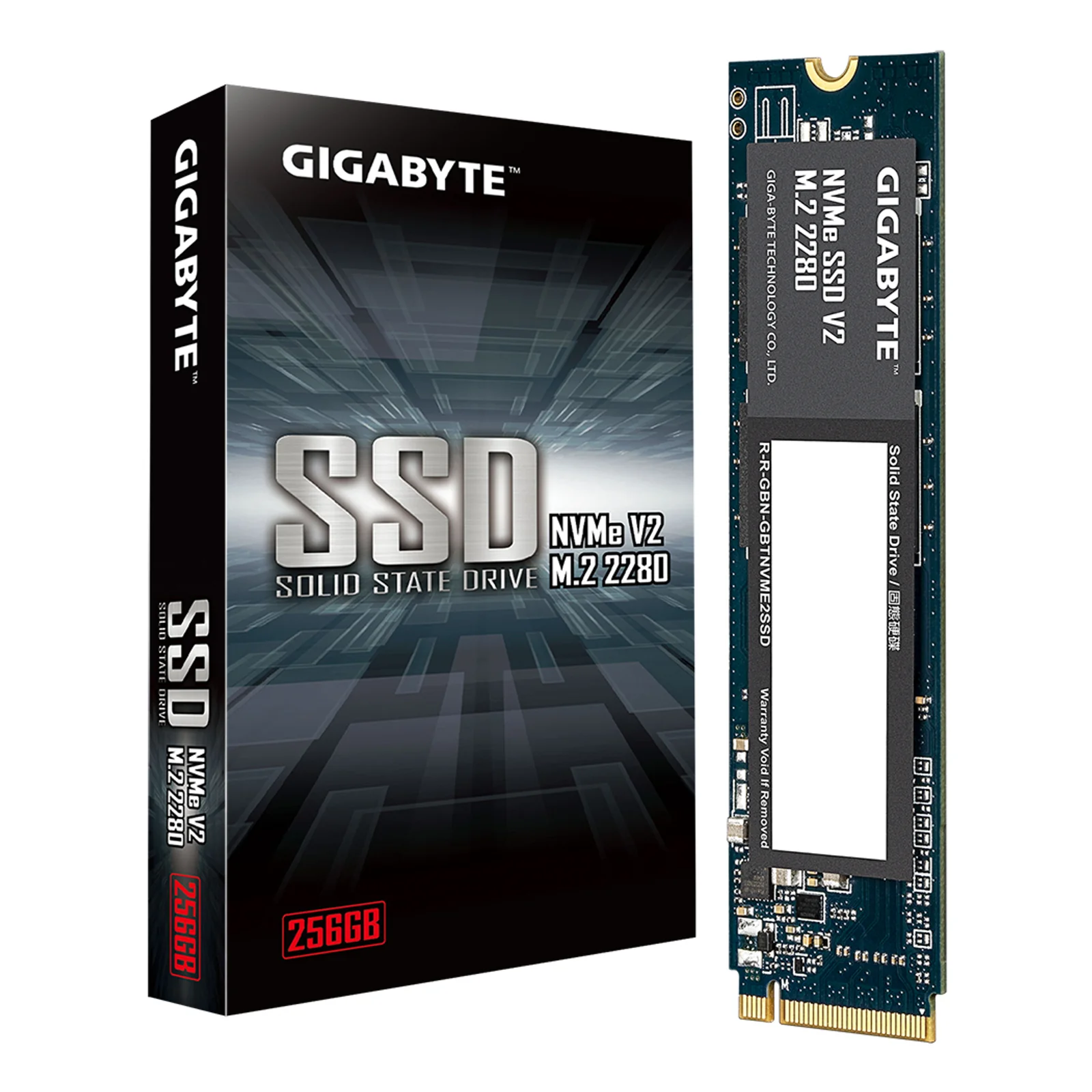 GIGABYTE G3NVMEV2256G disque SSD 256 Go M.2 PCI Express 3.0 NVMe 3D TLC NAND