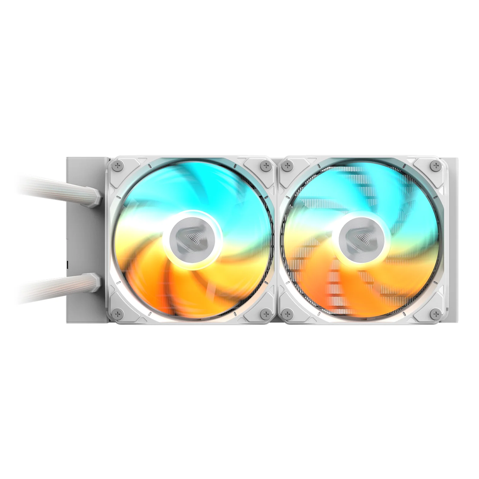 GIGABYTE GAMING 240 ICE Refroidisseur Liquide pour CPU - 2x120mm Ventilateurs ARGB, mécanisme d’emboîtement coulissant, DAISY-CHAIN, Compatible Intel LGA 1851 et AMD AM5