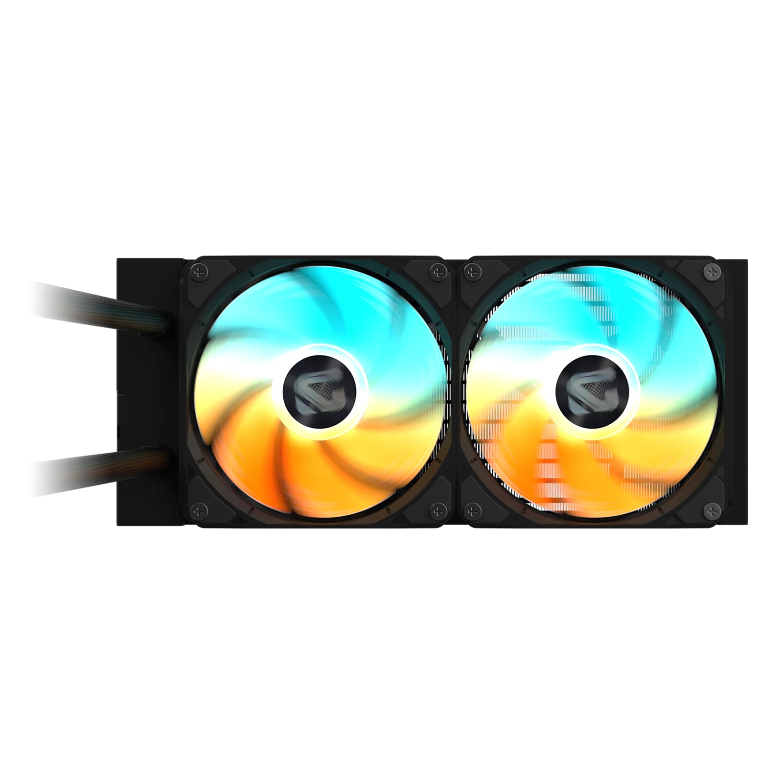 GIGABYTE GAMING 240 Refroidisseur Liquide pour CPU - 2x120mm Ventilateurs ARGB, mécanisme d’emboîtement coulissant, DAISY-CHAIN, Compatible Intel LGA 1851 et AMD AM5