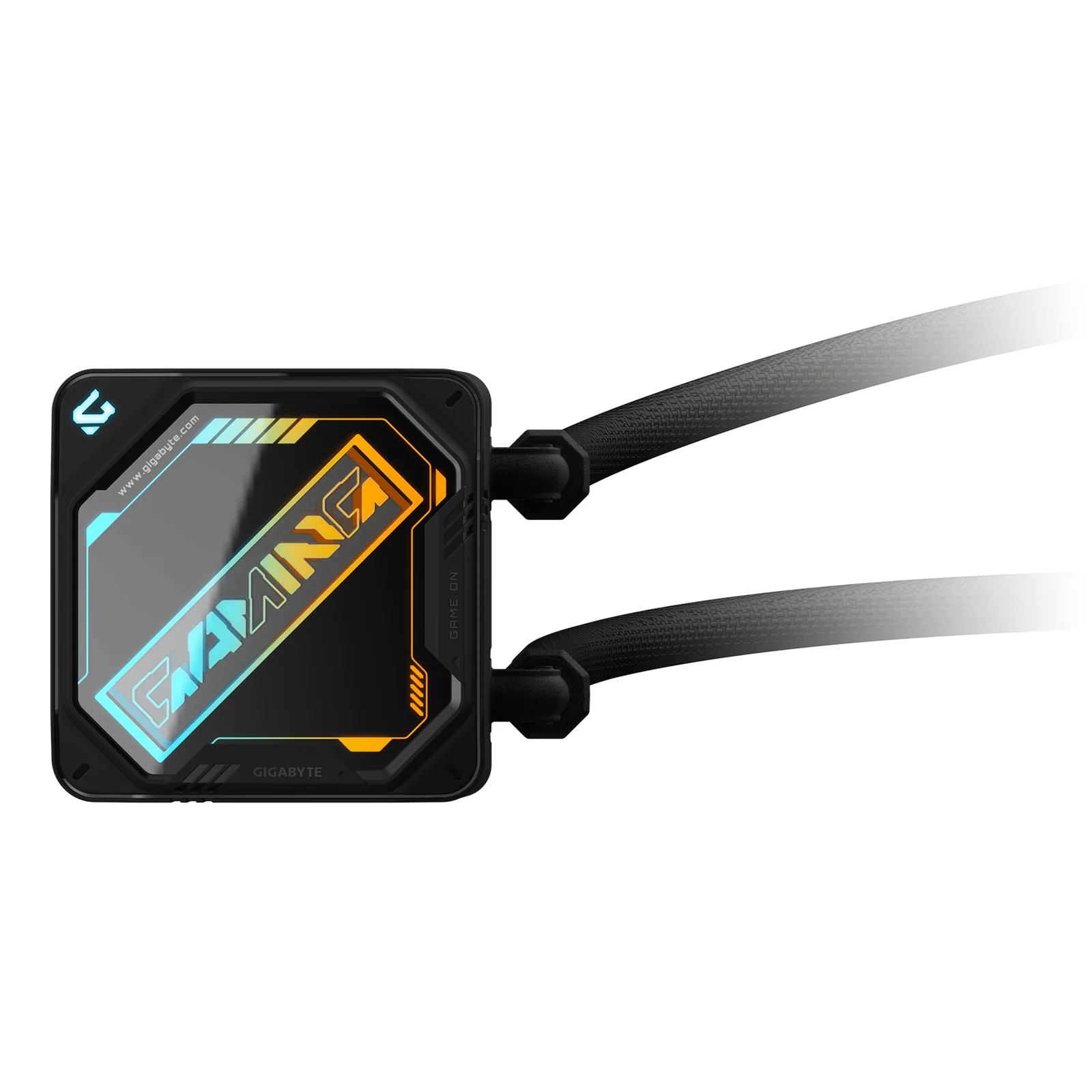 GIGABYTE GAMING 240 Refroidisseur Liquide pour CPU - 2x120mm Ventilateurs ARGB, mécanisme d’emboîtement coulissant, DAISY-CHAIN, Compatible Intel LGA 1851 et AMD AM5