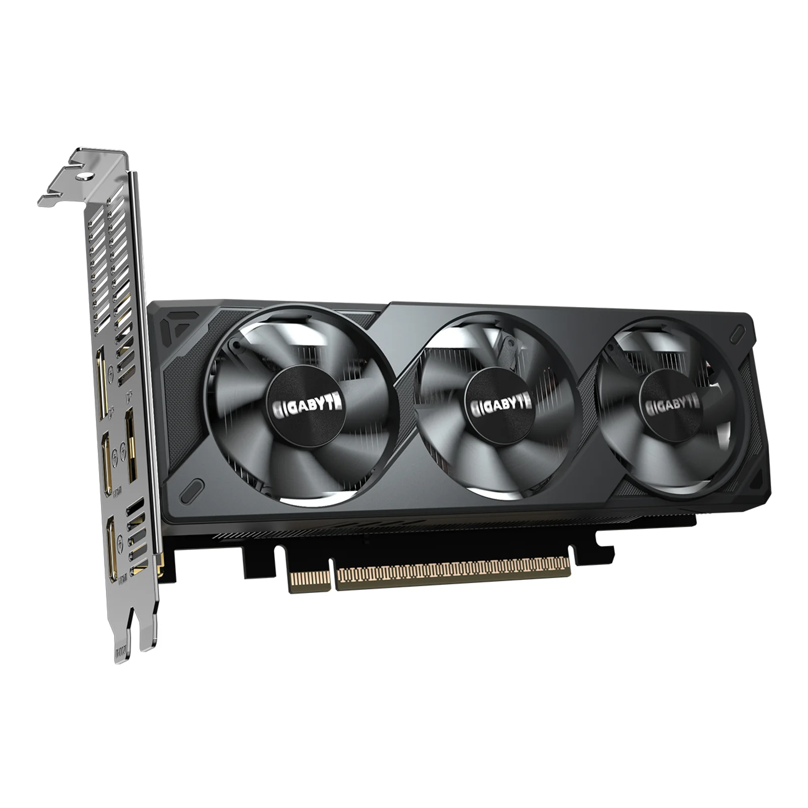 GIGABYTE GeForce RTX 5050 OC Low Profile 8G Carte Graphique - 8GB GDDR6, 128bit, PCI-E 5.0, 2587MHz Fréquence du cœur, 2 x DP, 2 x HDMI, NVIDIA DLSS 4, GV-N5050OC-8GL
