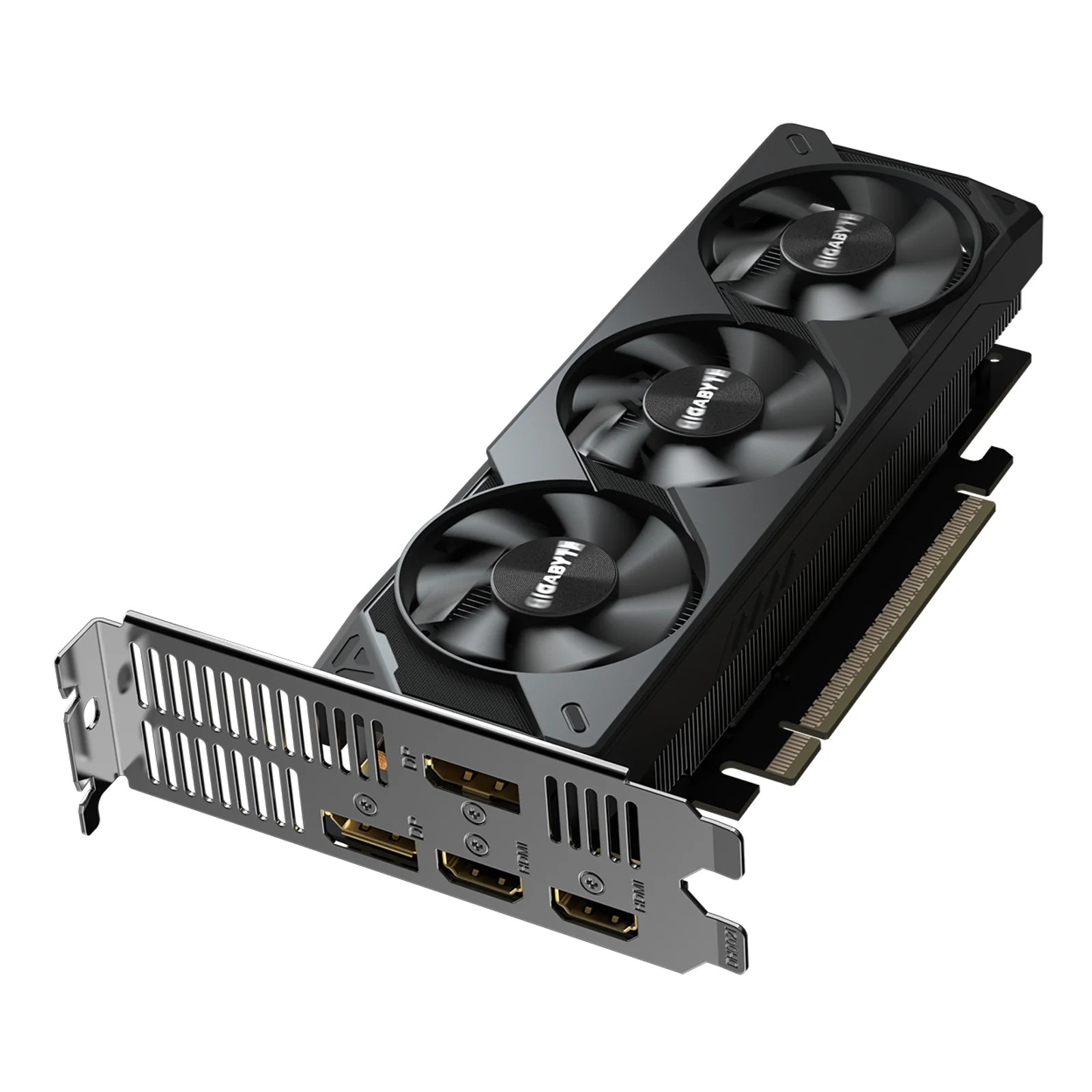 GIGABYTE GeForce RTX 5050 OC Low Profile 8G Carte Graphique - 8GB GDDR6, 128bit, PCI-E 5.0, 2587MHz Fréquence du cœur, 2 x DP, 2 x HDMI, NVIDIA DLSS 4, GV-N5050OC-8GL
