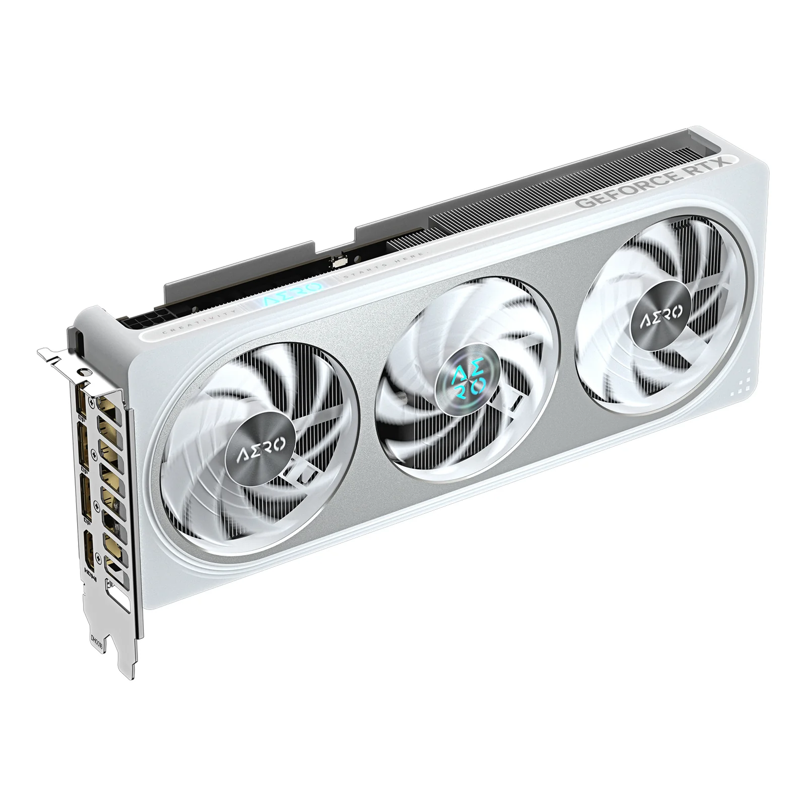 GIGABYTE GeForce RTX 5060 AERO OC 8G Carte Graphique - 8GB GDDR7, 128bit, PCI-E 5.0, 2595 MHz Fréquence du cœur, 3 x DisplayPort, 1 x HDMI, GV-N5060AERO OC-8GD