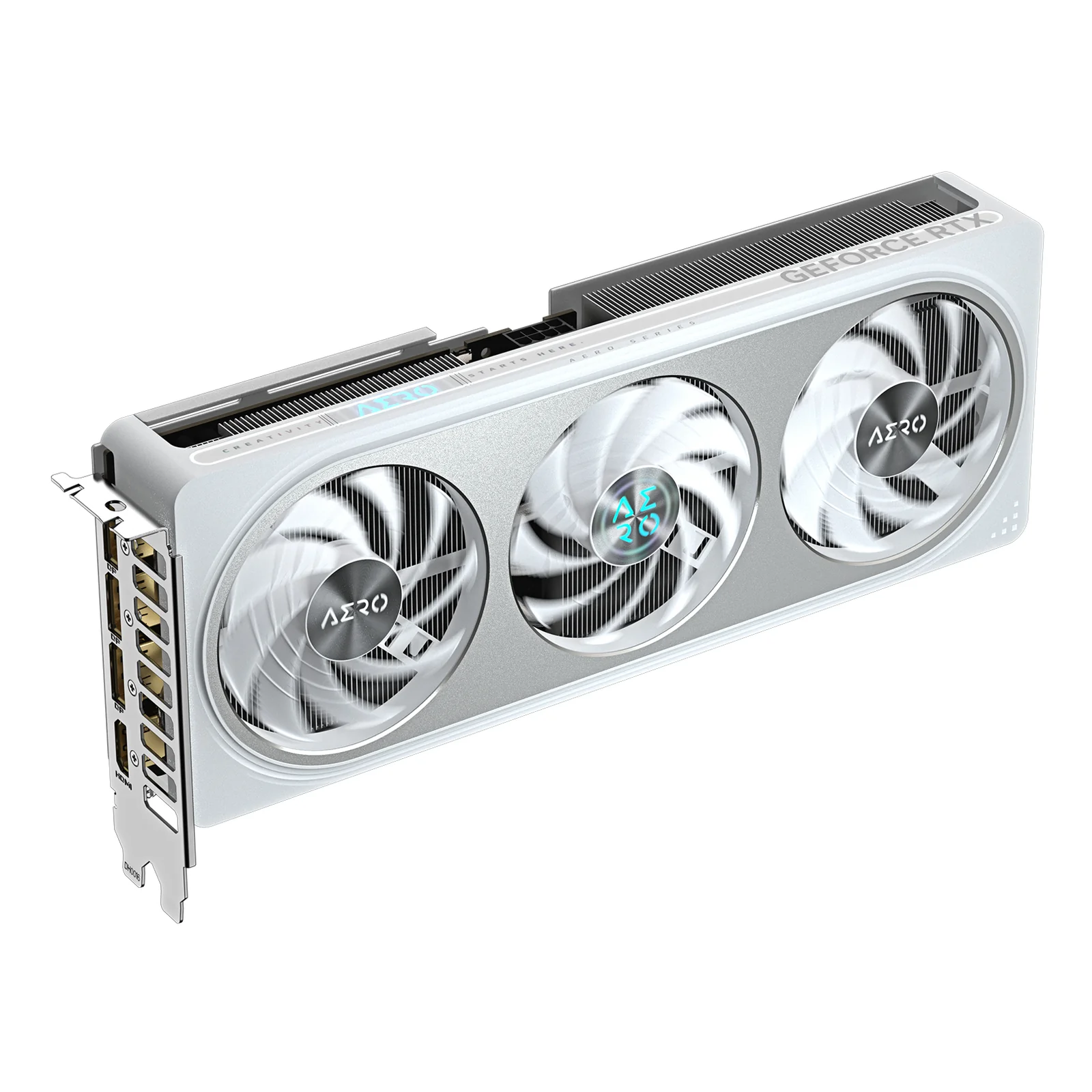 GIGABYTE GeForce RTX 5060 Ti AERO OC 8G Carte Graphique – 8 Go GDDR7, 128 bits, PCI-E 5.0, 2647 MHz Fréquence du processeur, 3 x DisplayPort, 1 x HDMI, GV-N506TAERO OC-8GD