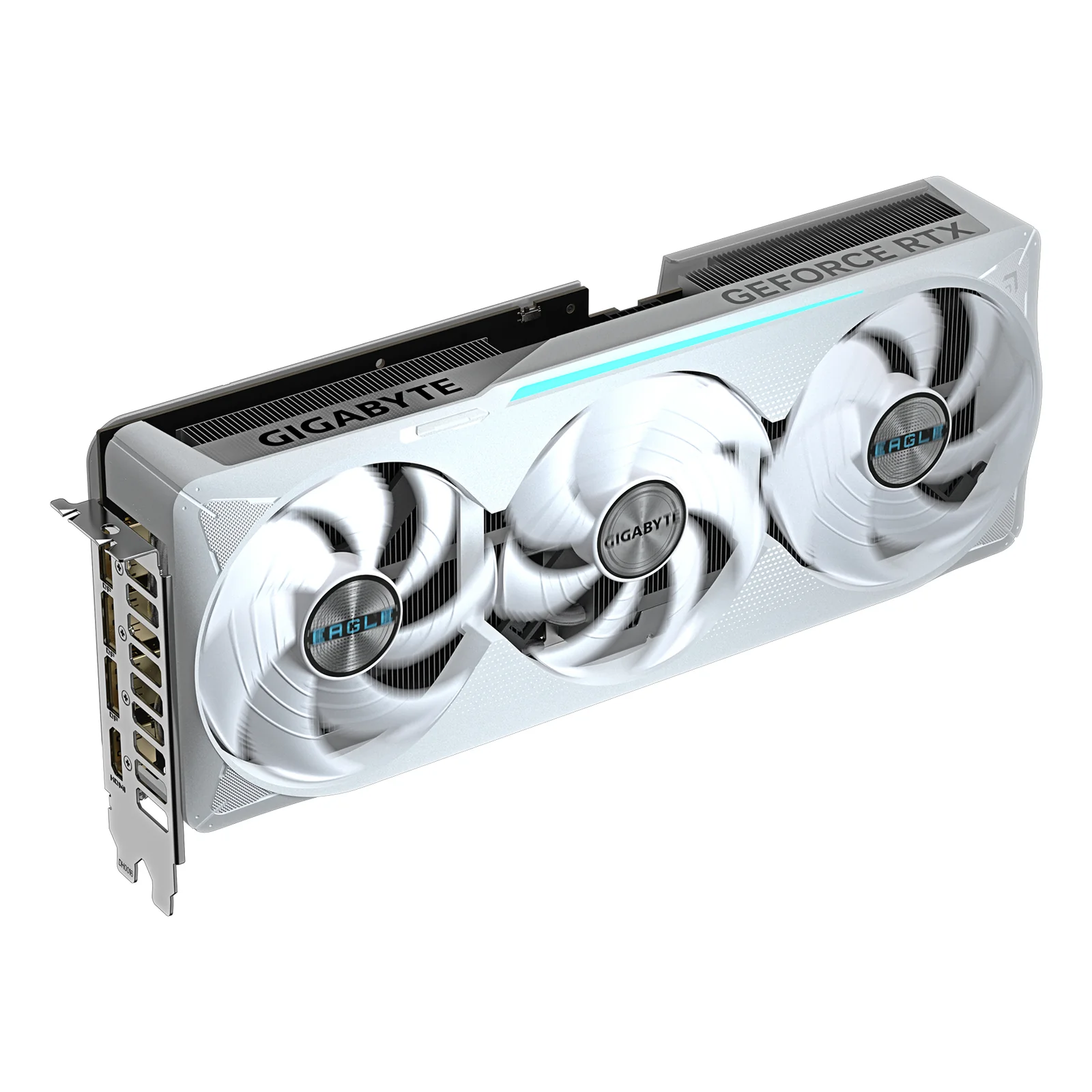 GIGABYTE GeForce RTX 5070 Ti EAGLE OC ICE SFF 16G Carte Graphique - 16 Go GDDR7, 256 bits, PCI-E 5.0, 2542 MHz Core Clock, 3 x DP 2.1a, 1 x HDMI 2.1b, NVIDIA DLSS 4, GV-N507TEAGLEOC ICE-16GD