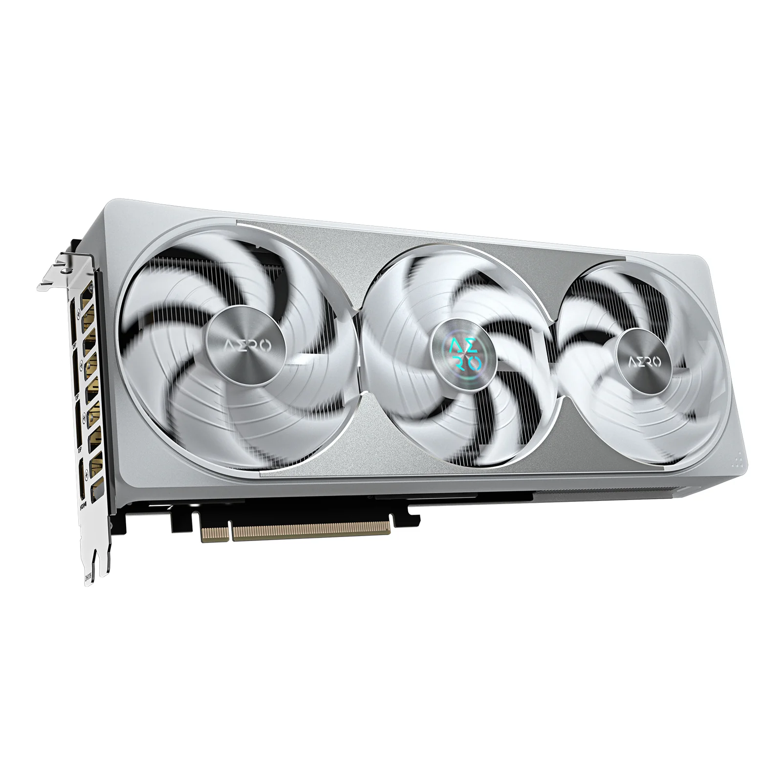 GIGABYTE GeForce RTX 5080 AERO OC SFF 16G Carte graphique - 16 Go GDDR7, 256 bits, PCI-E 5.0, 2730MHz Core Clock, 3 x DisplayPort, 1 x HDMI, GV-N5080AERO OC-16GD