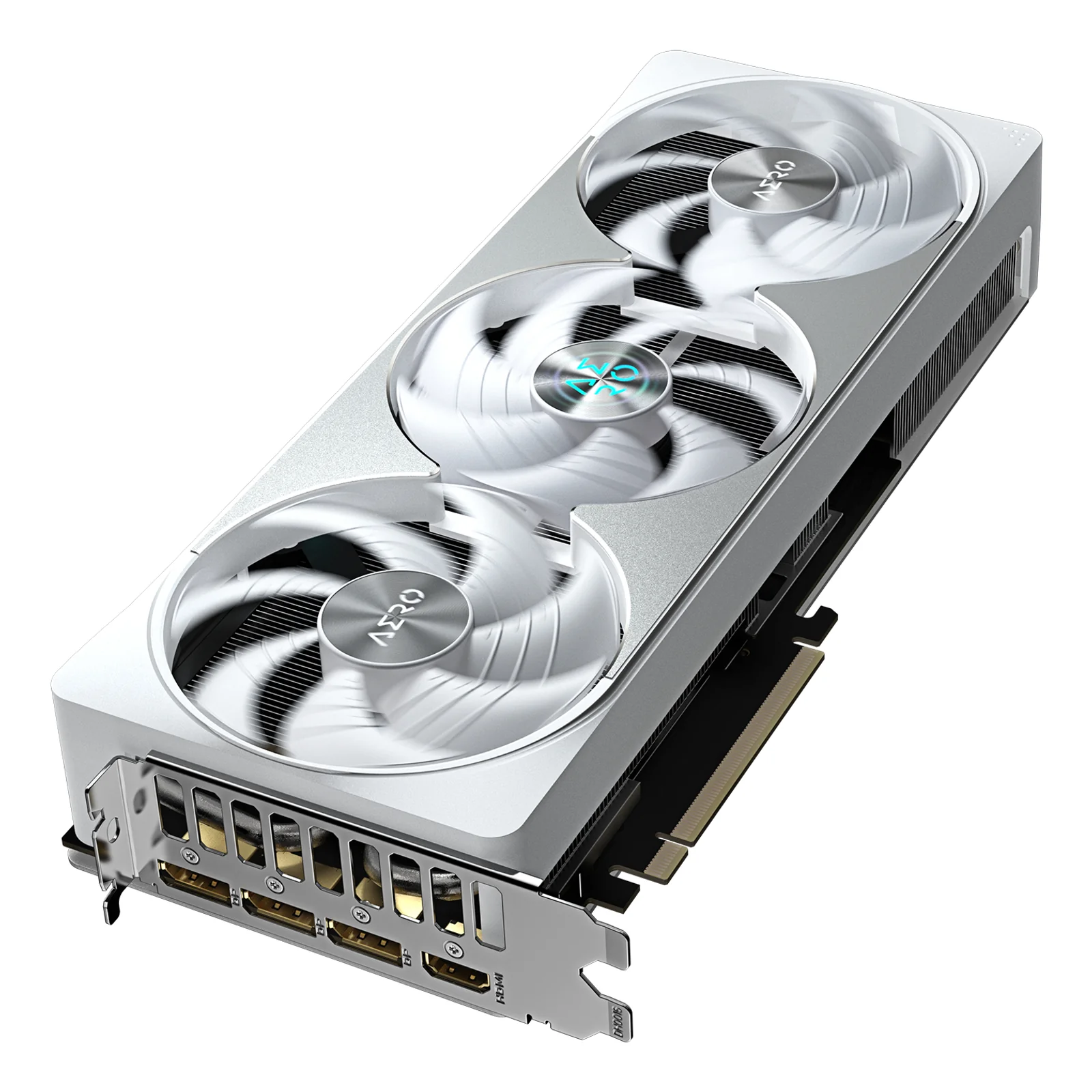 GIGABYTE GeForce RTX 5080 AERO OC SFF 16G Carte graphique - 16 Go GDDR7, 256 bits, PCI-E 5.0, 2730MHz Core Clock, 3 x DisplayPort, 1 x HDMI, GV-N5080AERO OC-16GD