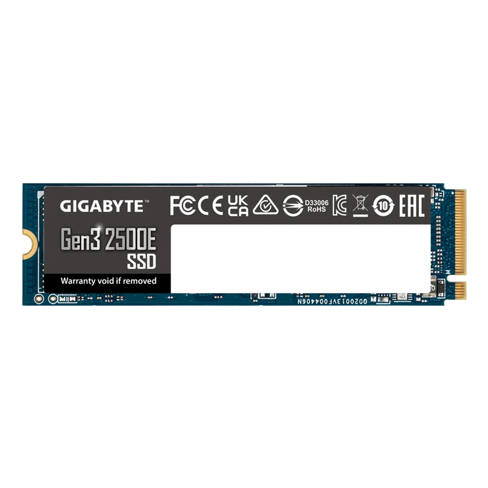 GIGABYTE Gen3 2500E SSD 500GB 500 Go M.2 PCI Express 3.0 NVMe