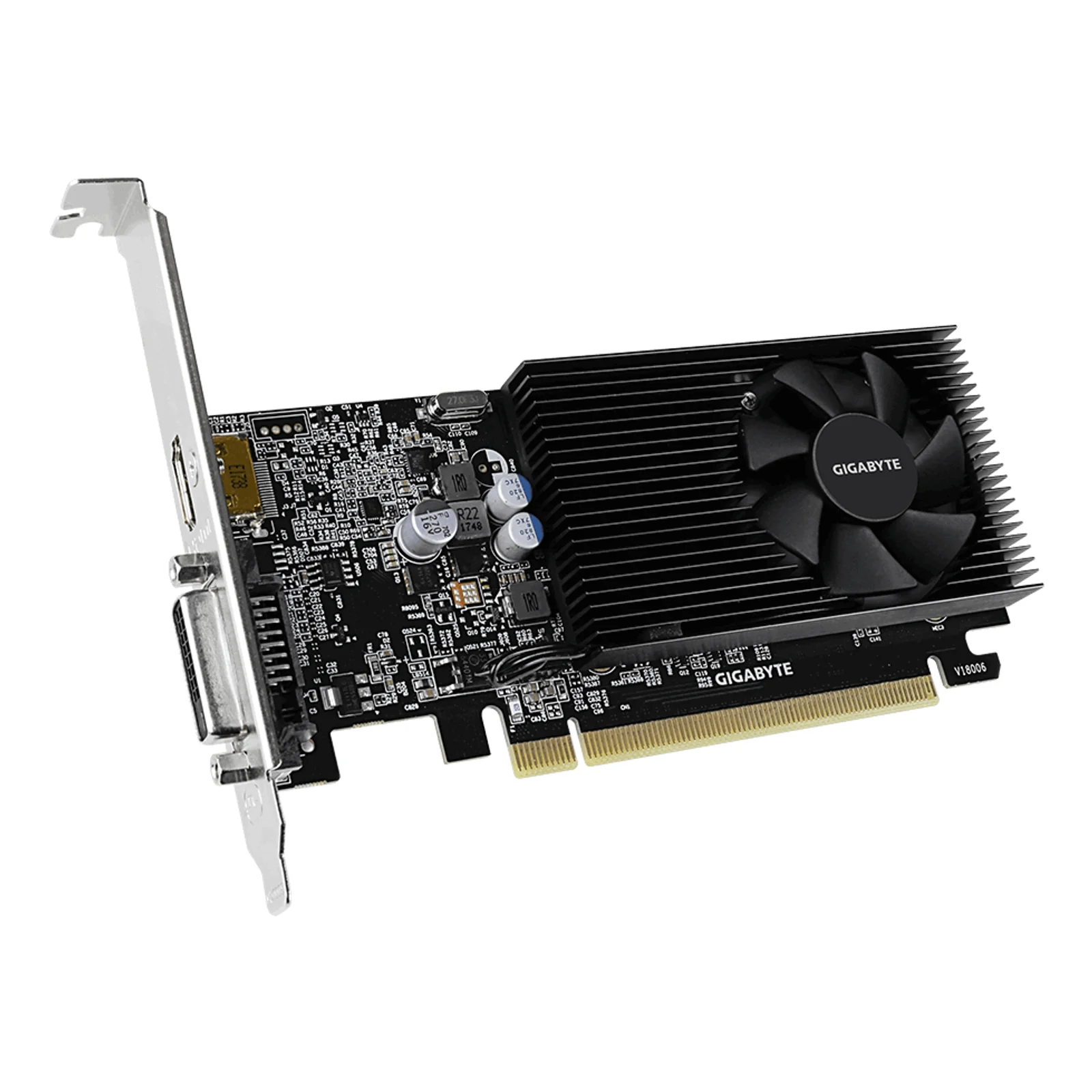 GIGABYTE GV-N1030D4-2GL carte graphique NVIDIA GeForce GT 1030 2 Go GDDR4