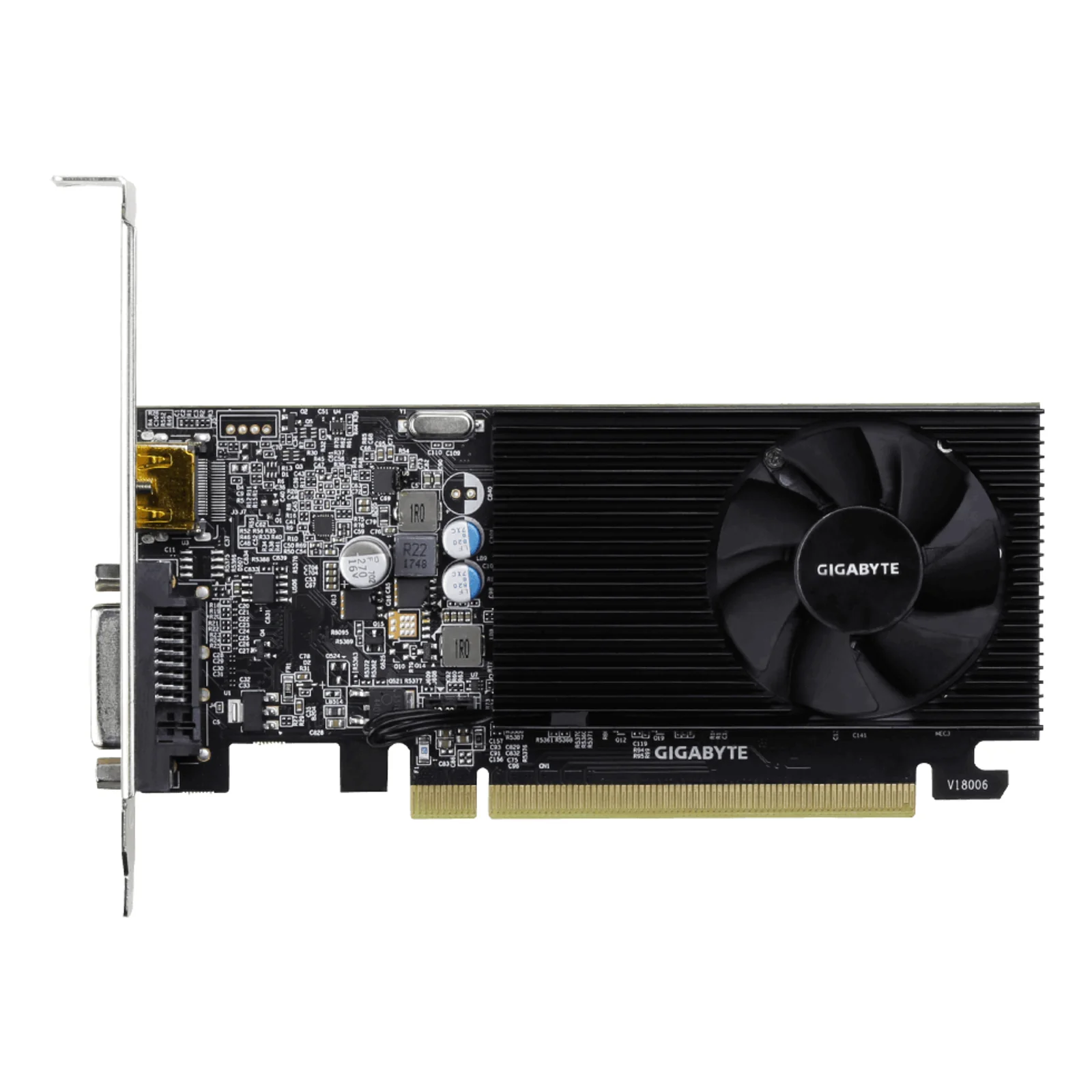 GIGABYTE GV-N1030D4-2GL carte graphique NVIDIA GeForce GT 1030 2 Go GDDR4