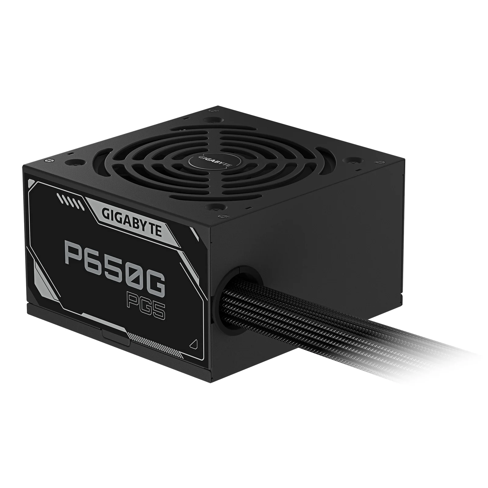GIGABYTE P650G PCIE 5.1 Alimentation – PCIe 5.1, 80 PLUS Silver, ventilateur 120mm, compatible ATX 3.1, prise EU