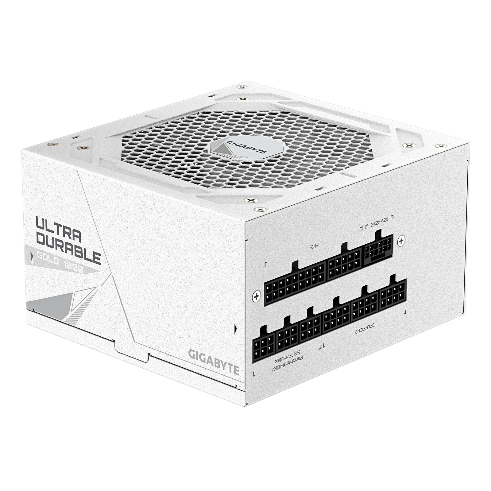 GIGABYTE UD1000GM PG5 V2 ICE Bloc d’Alimentation – PCIe Gen 5.1, 80 PLUS Gold, Conception entièrement modulaire, Ventilateur 120 mm, Compatible ATX 3.1, Prise EU