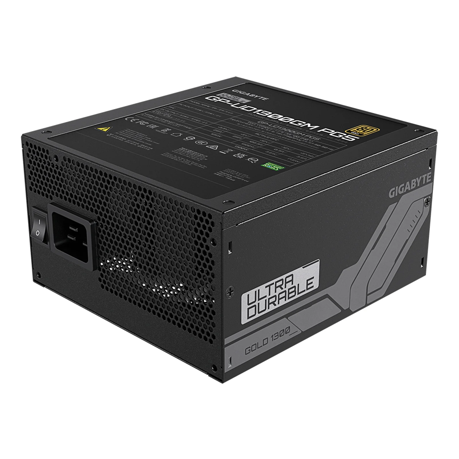 GIGABYTE UD1300GM PG5 unité d'alimentation d'énergie 1300 W 20+4 pin ATX ATX Noir