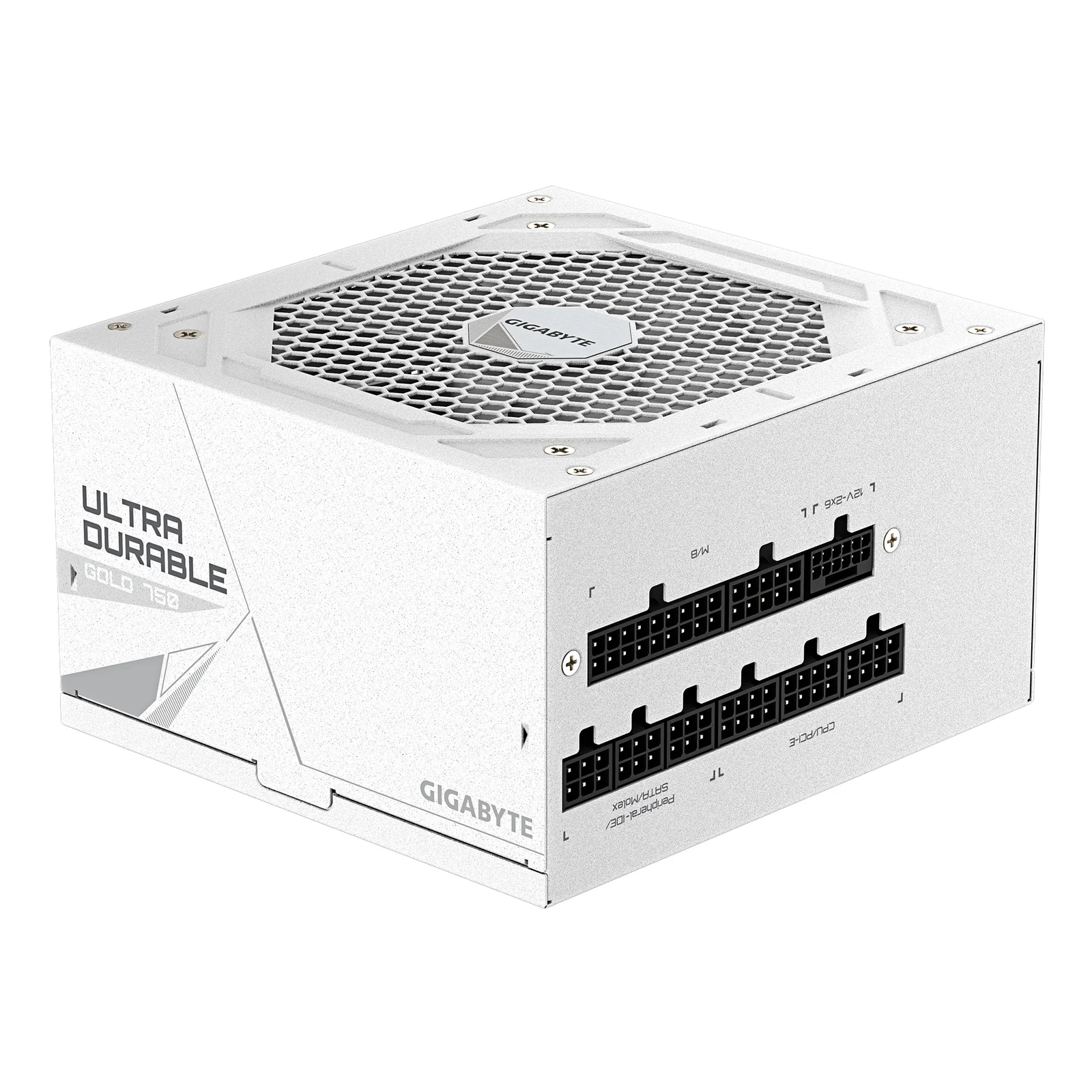 GIGABYTE UD750GM PG5 V2 ICE Bloc d’Alimentation – PCIe Gen 5.1, 80 PLUS Gold, Conception entièrement modulaire, Ventilateur 120 mm, Compatible ATX 3.1, Prise EU