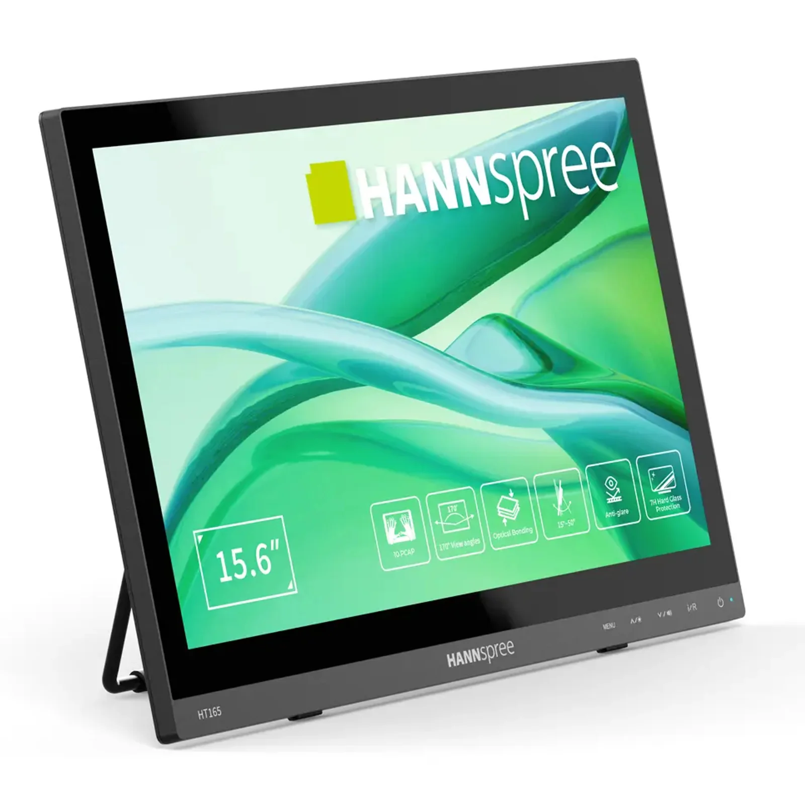 Hannspree HT165HPB écran plat de PC 39,6 cm (15.6") 1920 x 1080 pixels Full HD LCD Écran tactile Noir