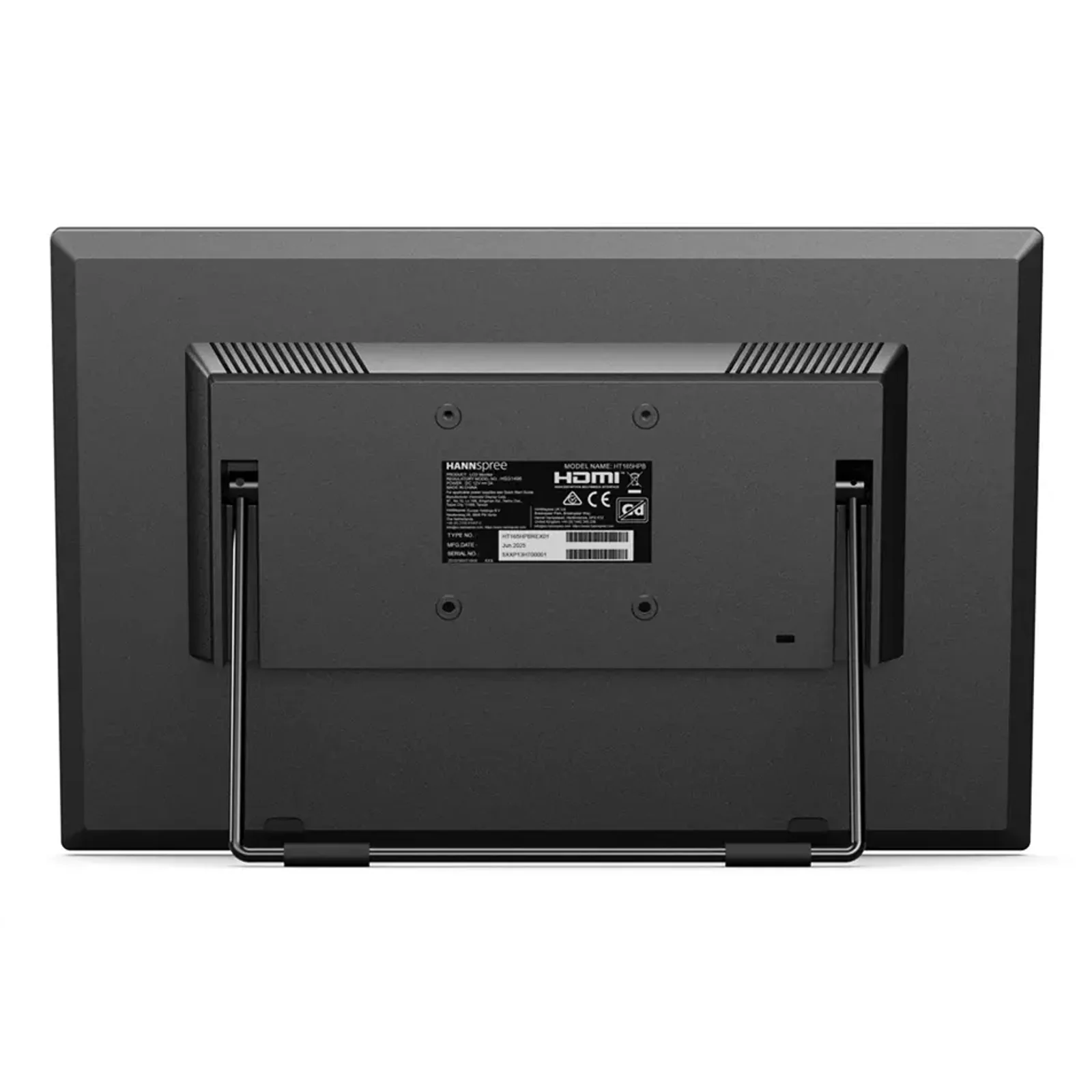 Hannspree HT165HPB écran plat de PC 39,6 cm (15.6") 1920 x 1080 pixels Full HD LCD Écran tactile Noir