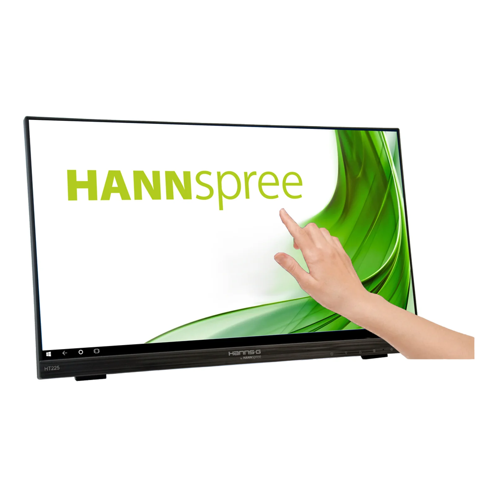 Hannspree HT225HPB écran plat de PC 54,6 cm (21.5") 1920 x 1080 pixels Full HD LED Écran tactile Dessus de table Noir