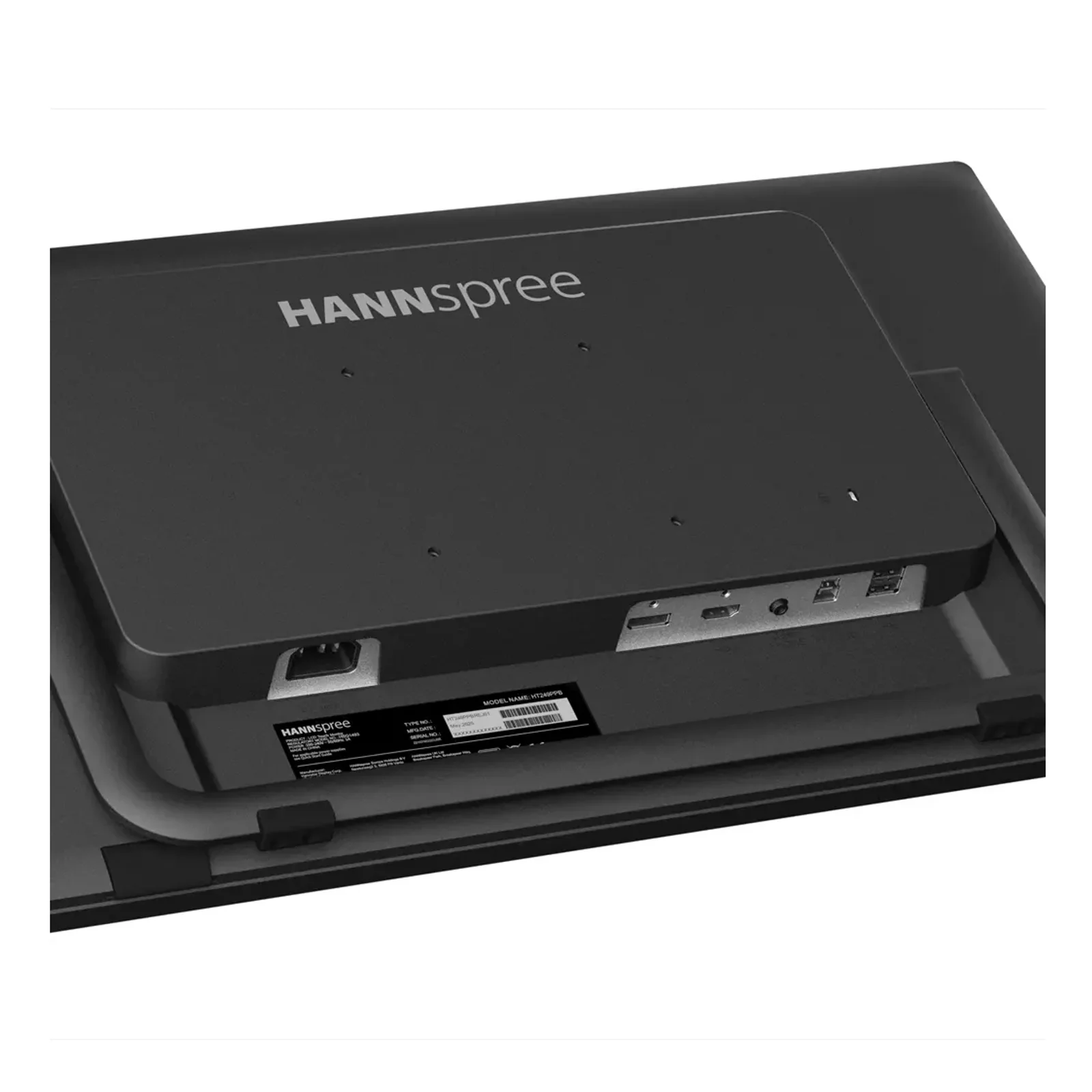 Hannspree HT249PPB écran plat de PC 60,5 cm (23.8") 1920 x 1080 pixels Full HD LED Écran tactile Noir