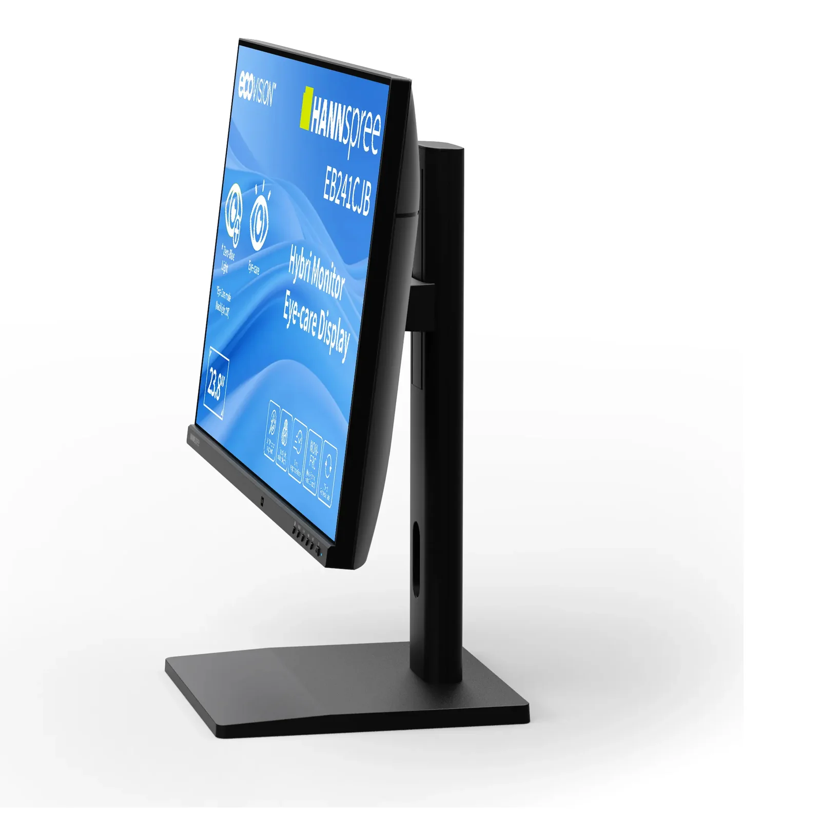 Hannspree Hybri Monitor EB241CJB écran plat de PC 60,5 cm (23.8") 1920 x 1080 pixels Full HD LCD Noir