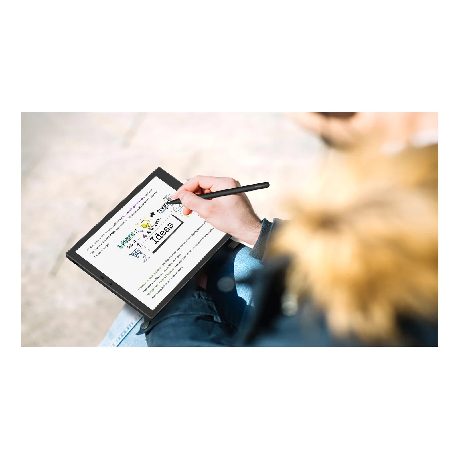 Hannspree Lumo 7.8 Reader Tablet 64 Go 19,8 cm (7.8") Android Noir
