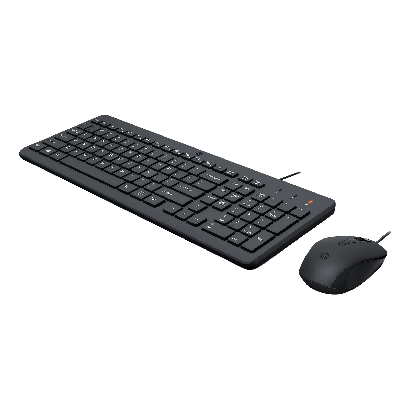 HP 150 WIRED MOUSE/KB COMBO FR clavier Souris incluse USB Noir