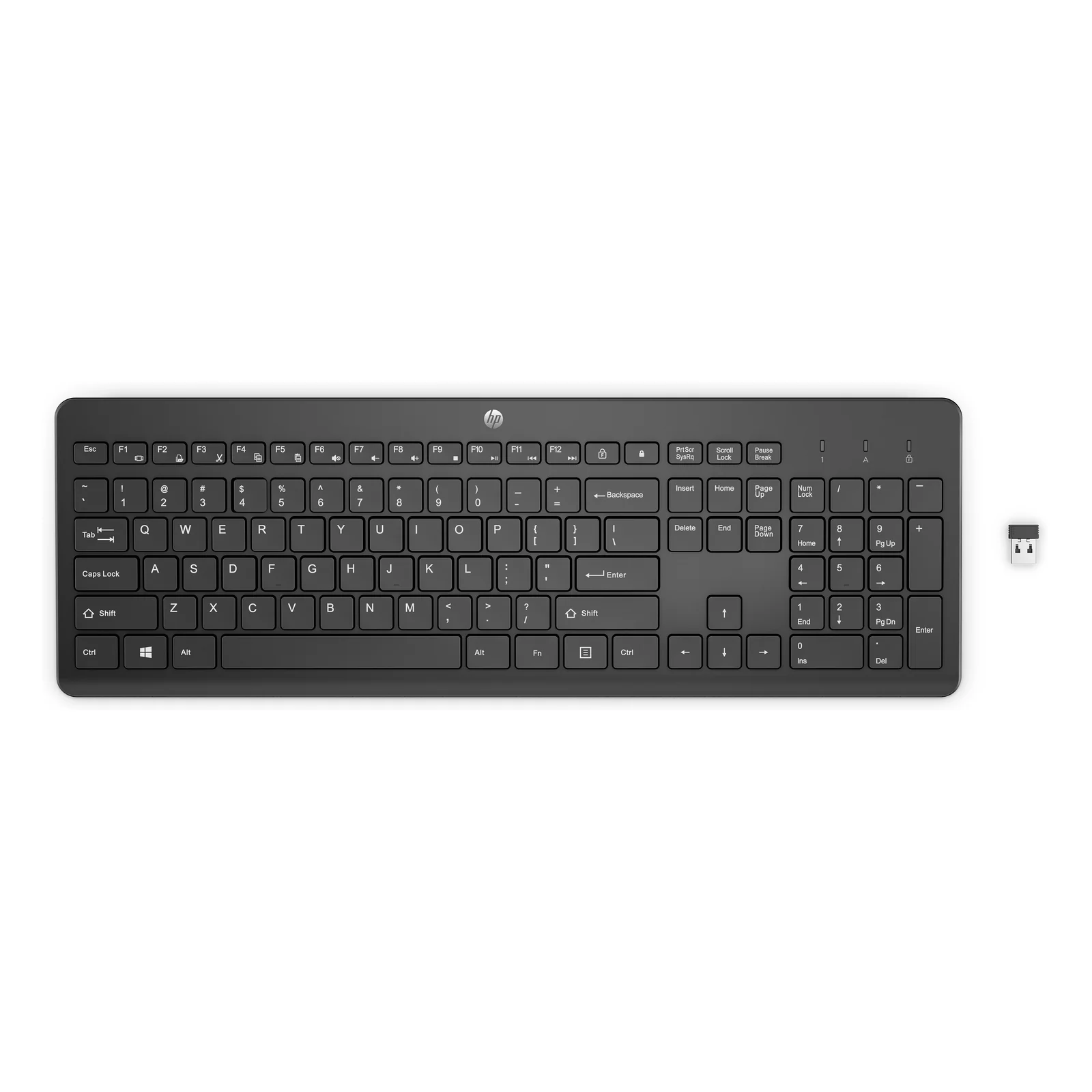 230 BLK WL KBD clavier Universel RF sans fil Noir