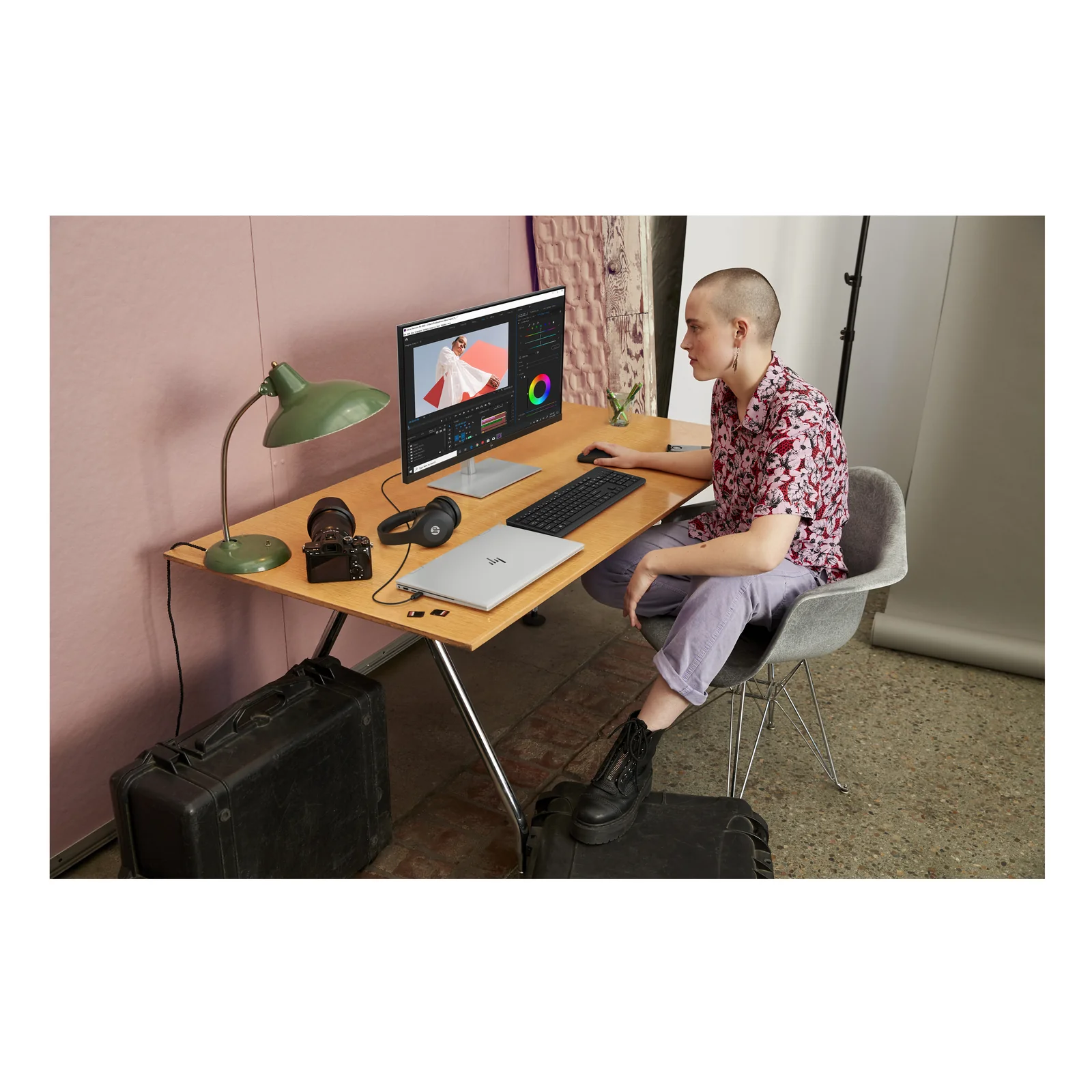 HP 230 WL MOUSE+KB COMBO FR clavier Souris incluse Bureau RF sans fil Noir