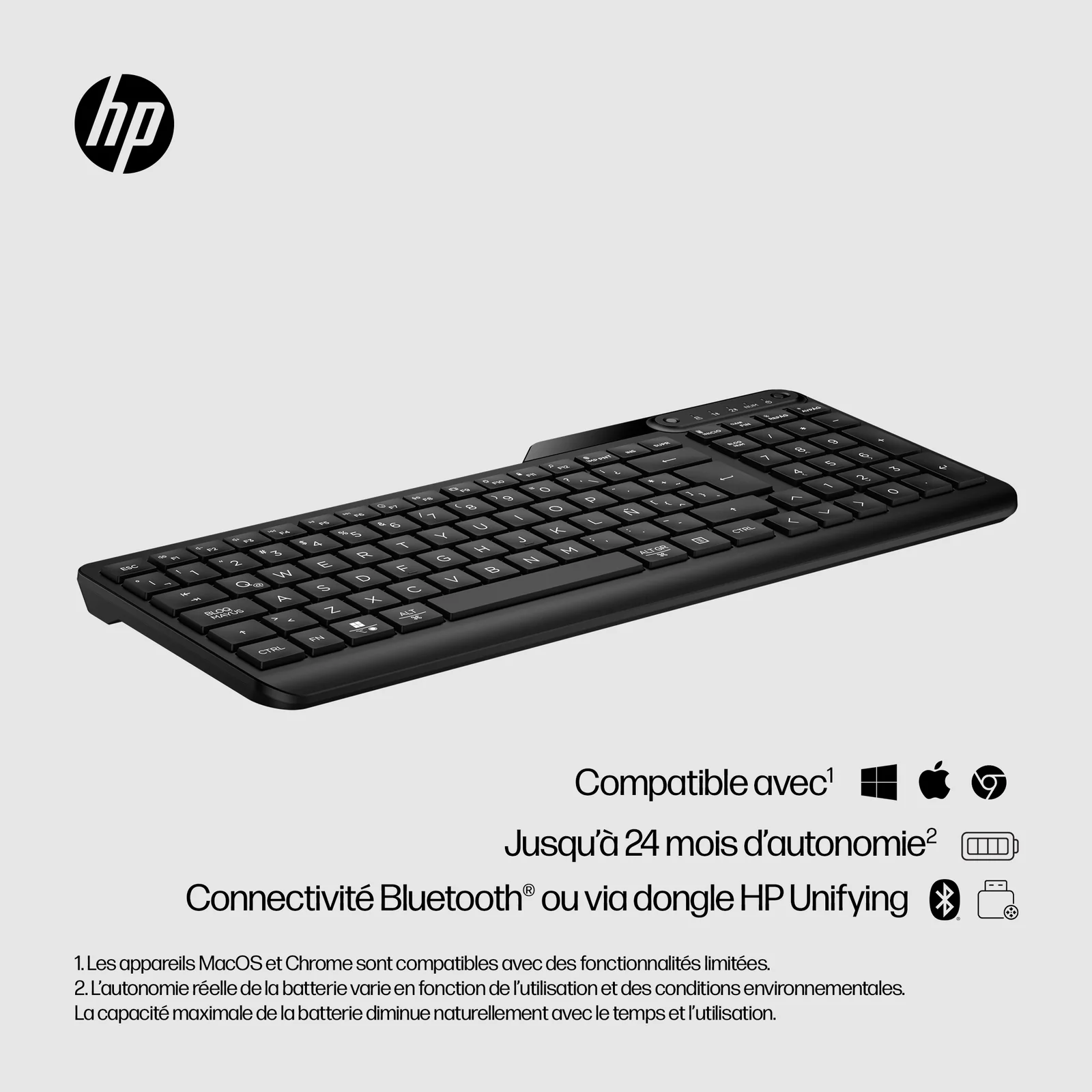 HP 475 Dual-Mode Wireless Keyboard