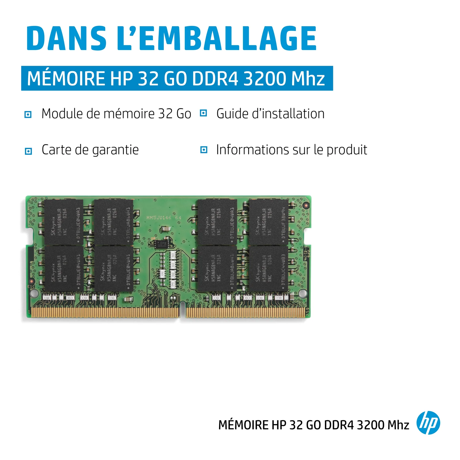 HP 4S967AA#AC3 module de mémoire 32 Go DDR4 260-pin SO-DIMM