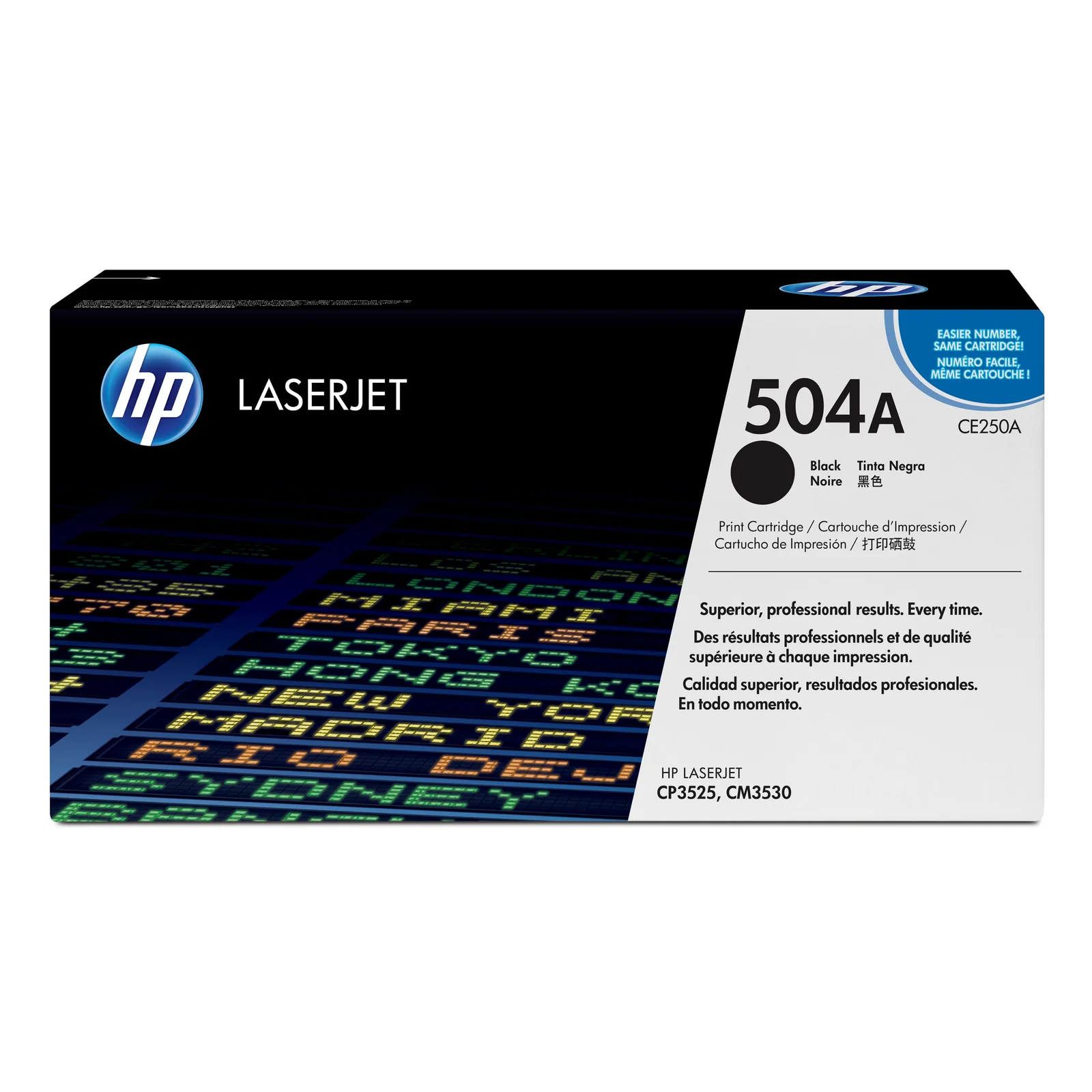 504A toner LaserJet noir authentique