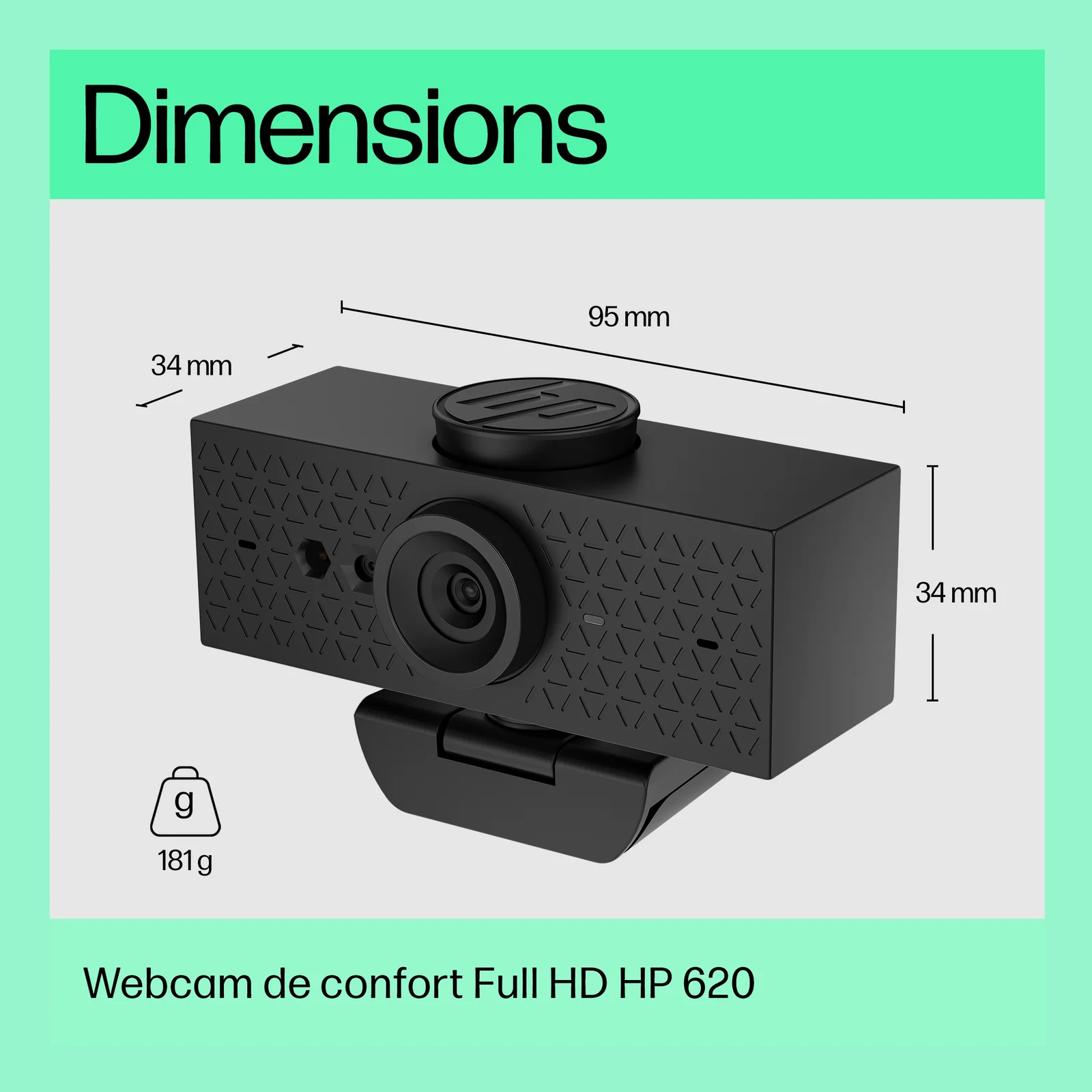 HP 620 FHD Webcam