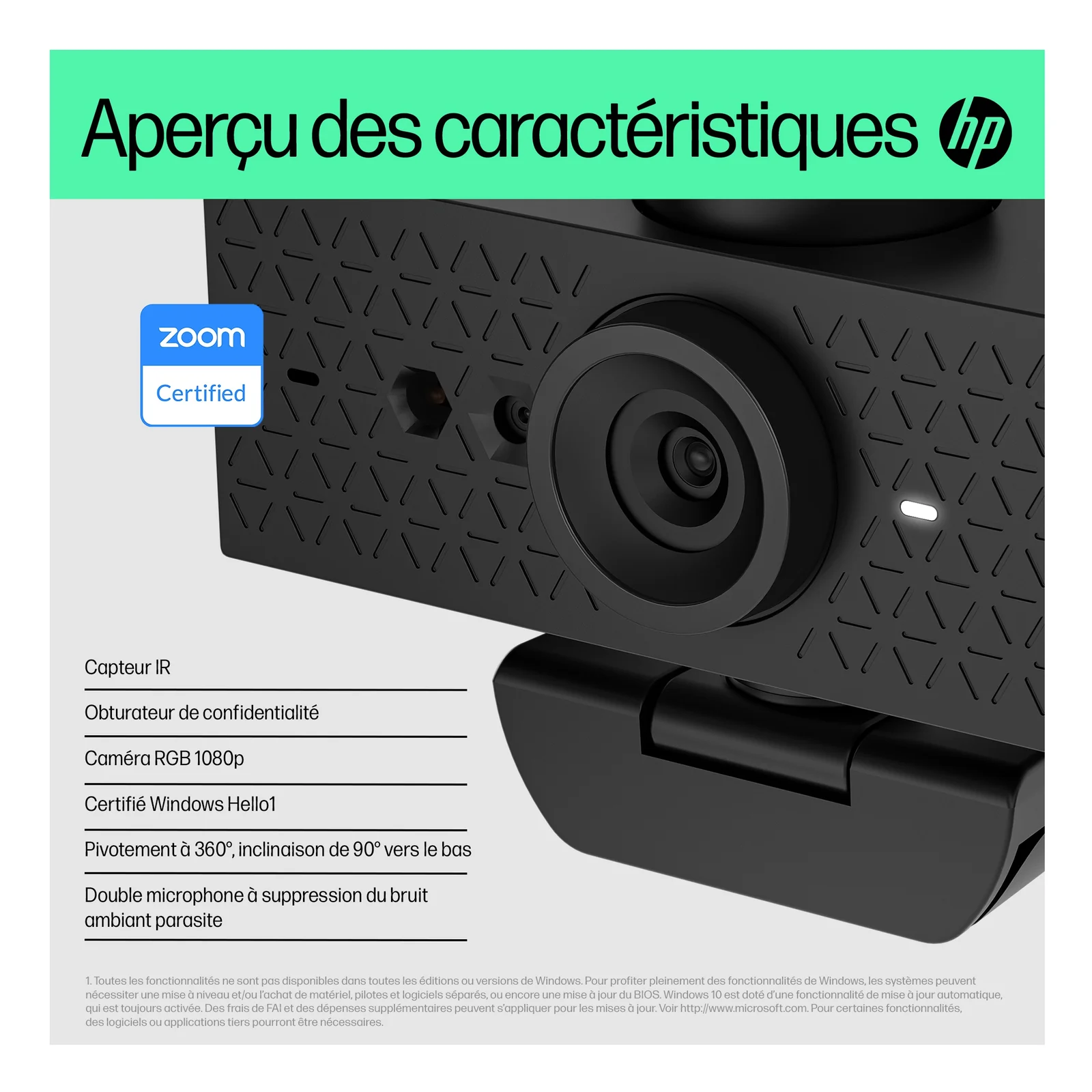 HP 620 FHD Webcam