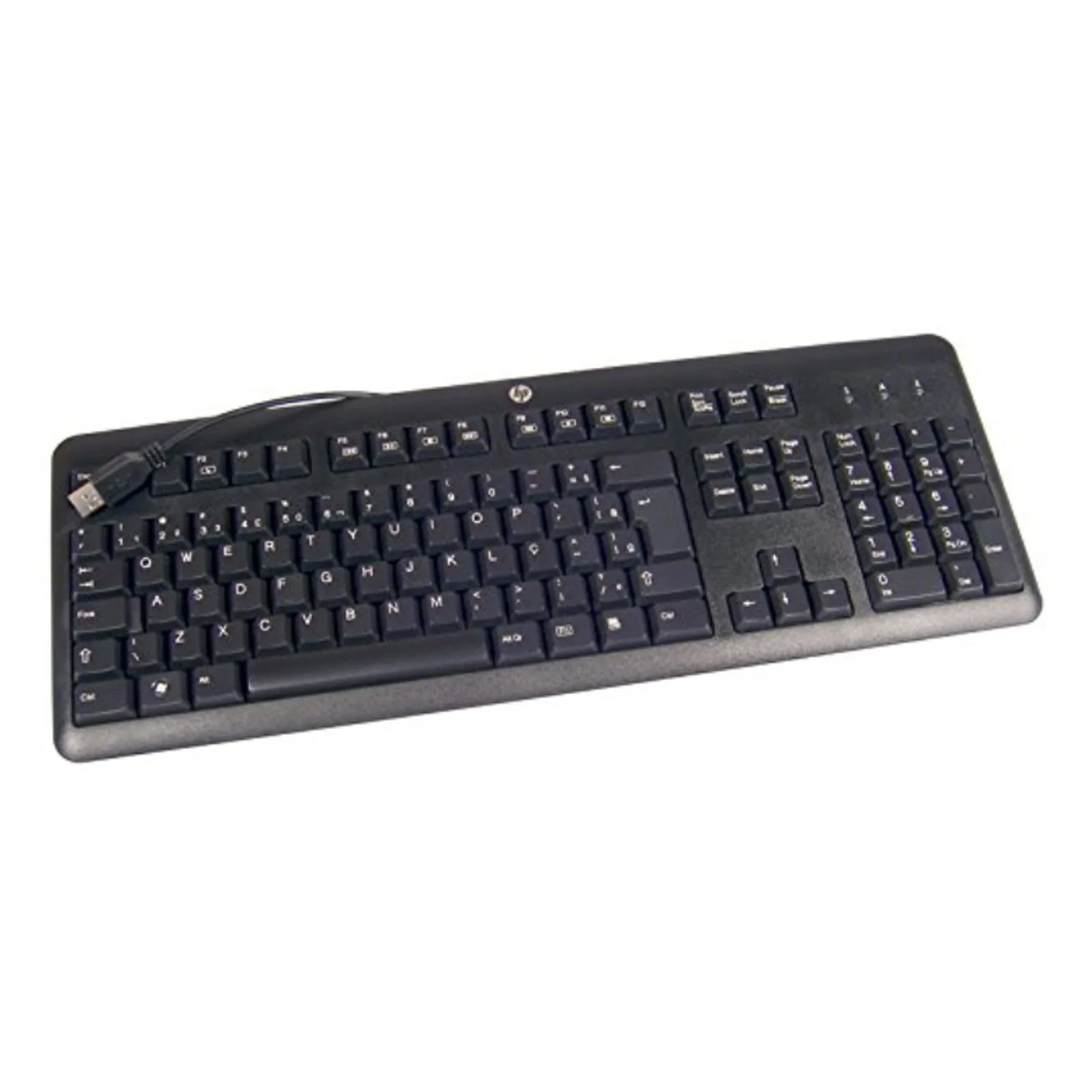 672647-043 clavier Bureau USB QWERTZ Allemand Noir