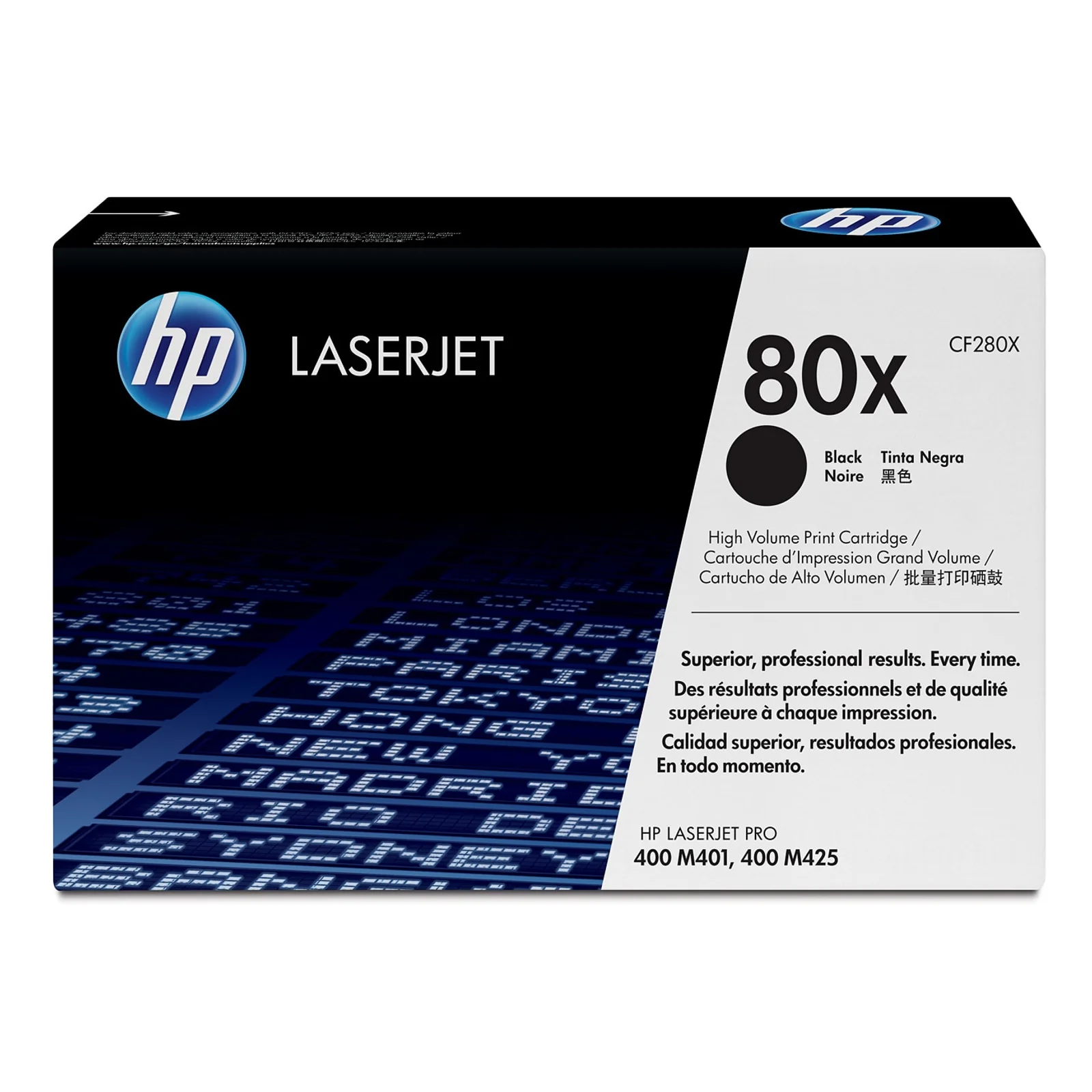80X toner LaserJet noir grande capacité authentique
