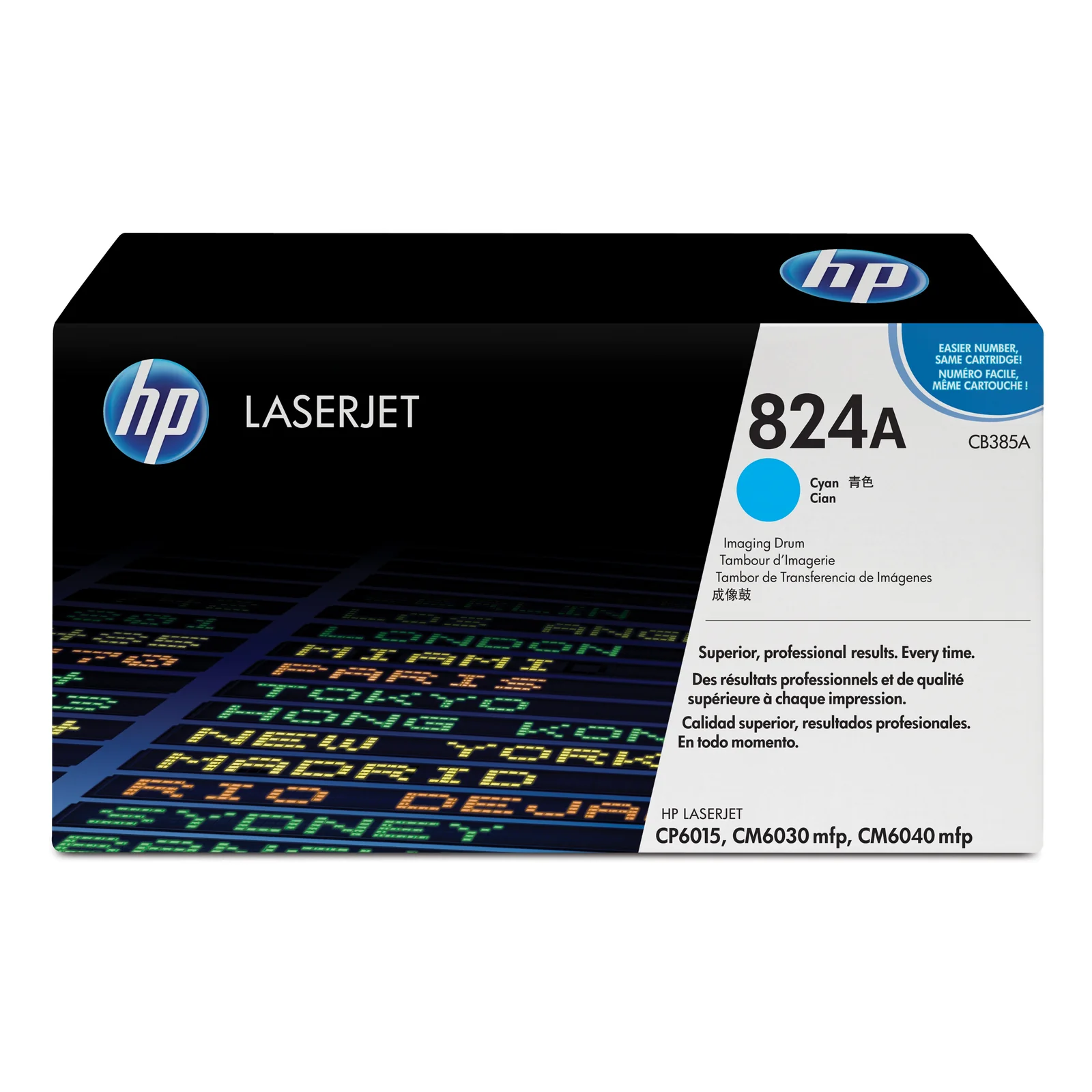824A tambour d'imagerie LaserJet cyan