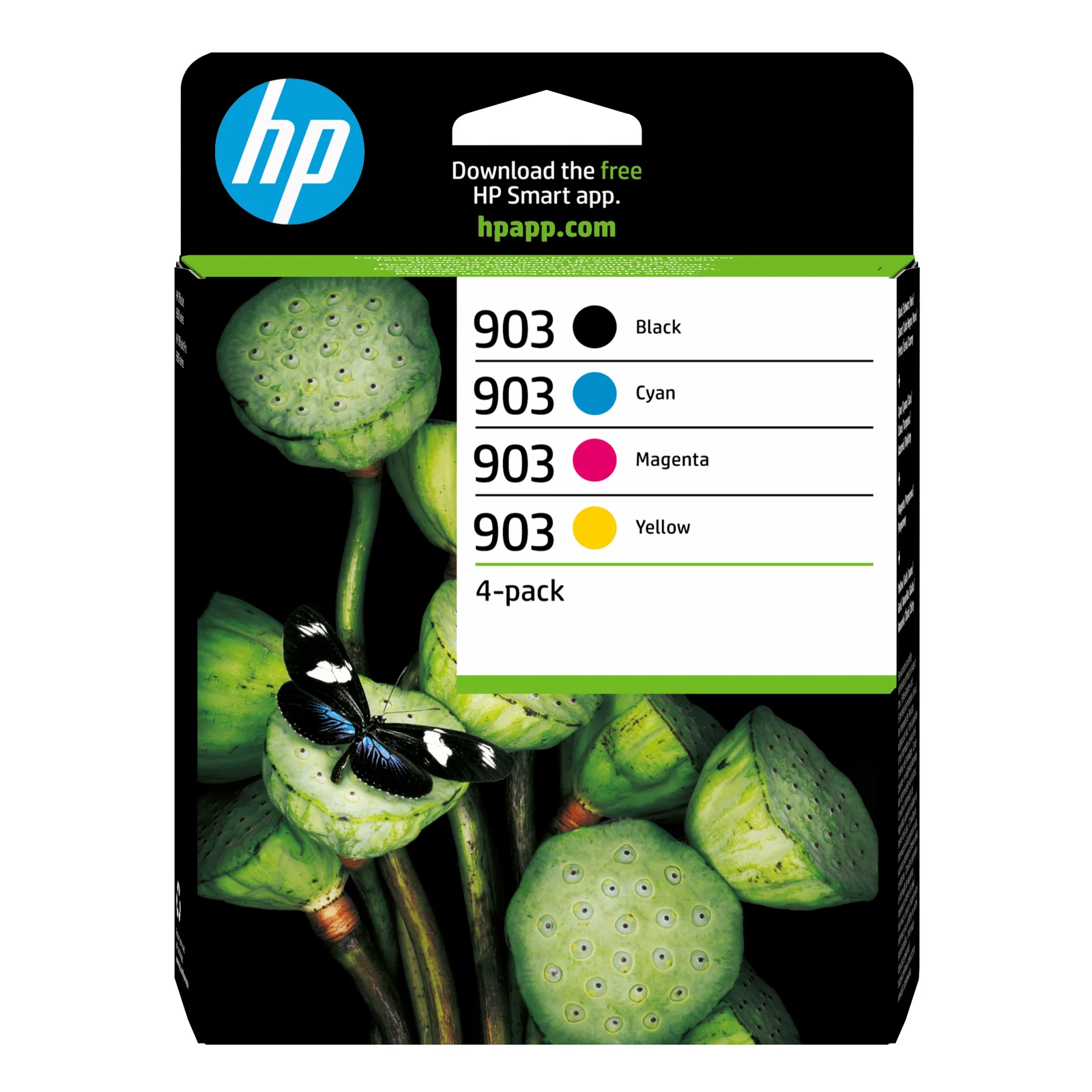 903 Pack de 4 cartouches d'encre Noir/Cyan/Magenta/Jaune authentiques