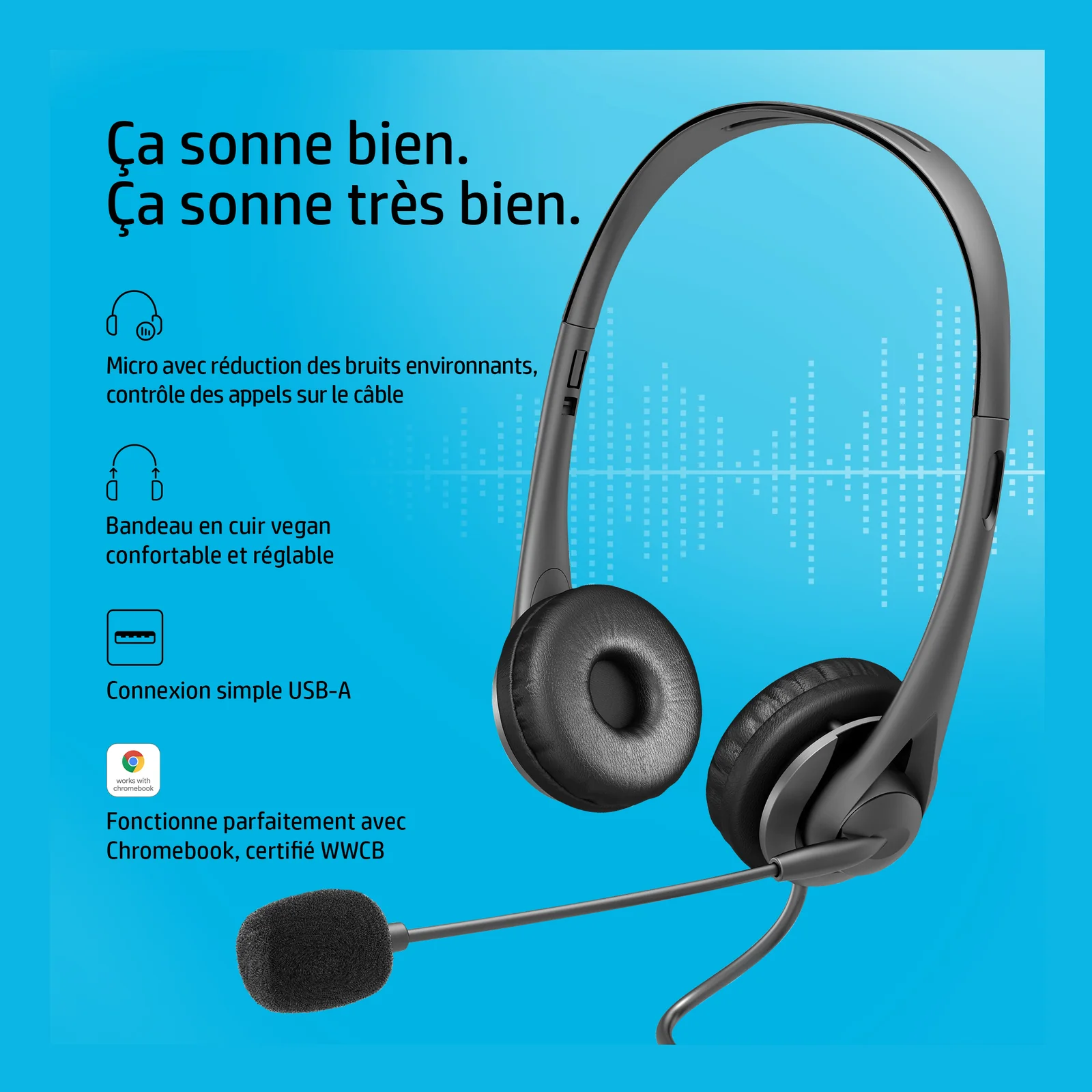 HP Casque stéréo USB G2