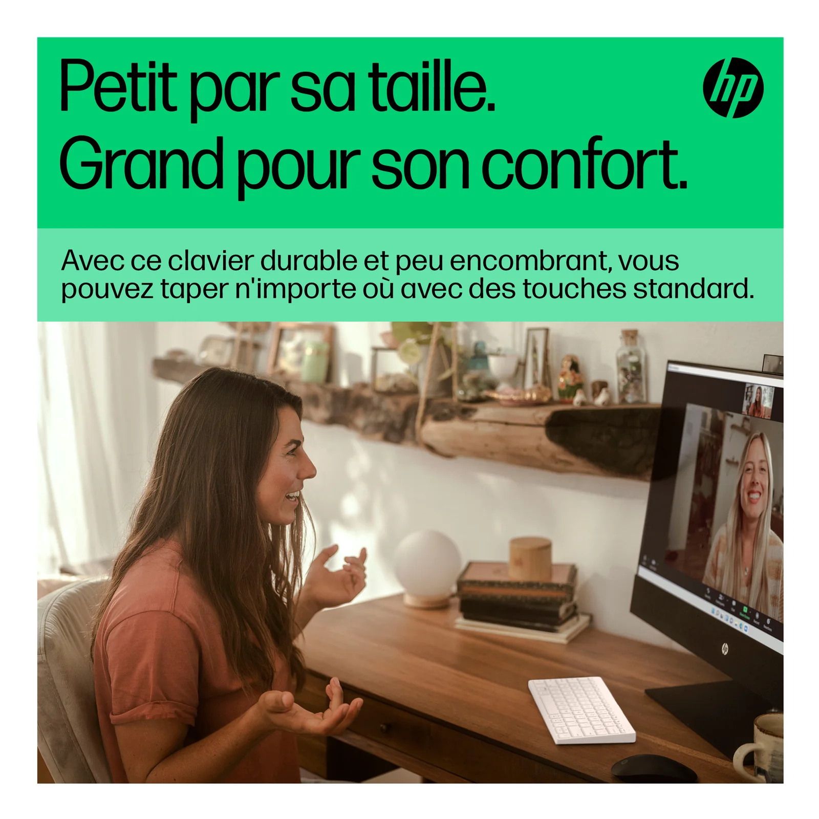 HP Clavier Bluetooth multi-périphériques compact 350
