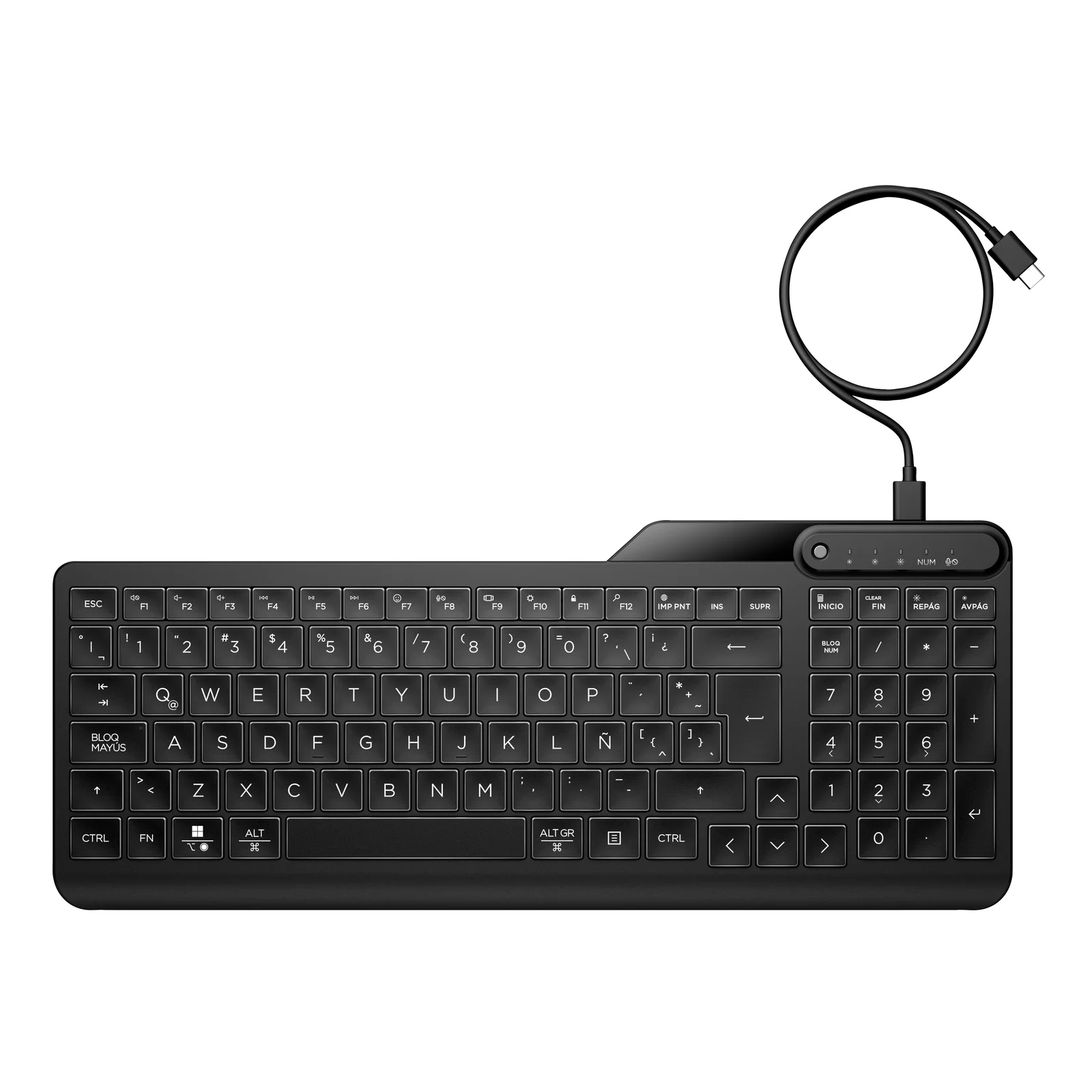 Clavier filaire rétroéclairé multi-appareil 405
