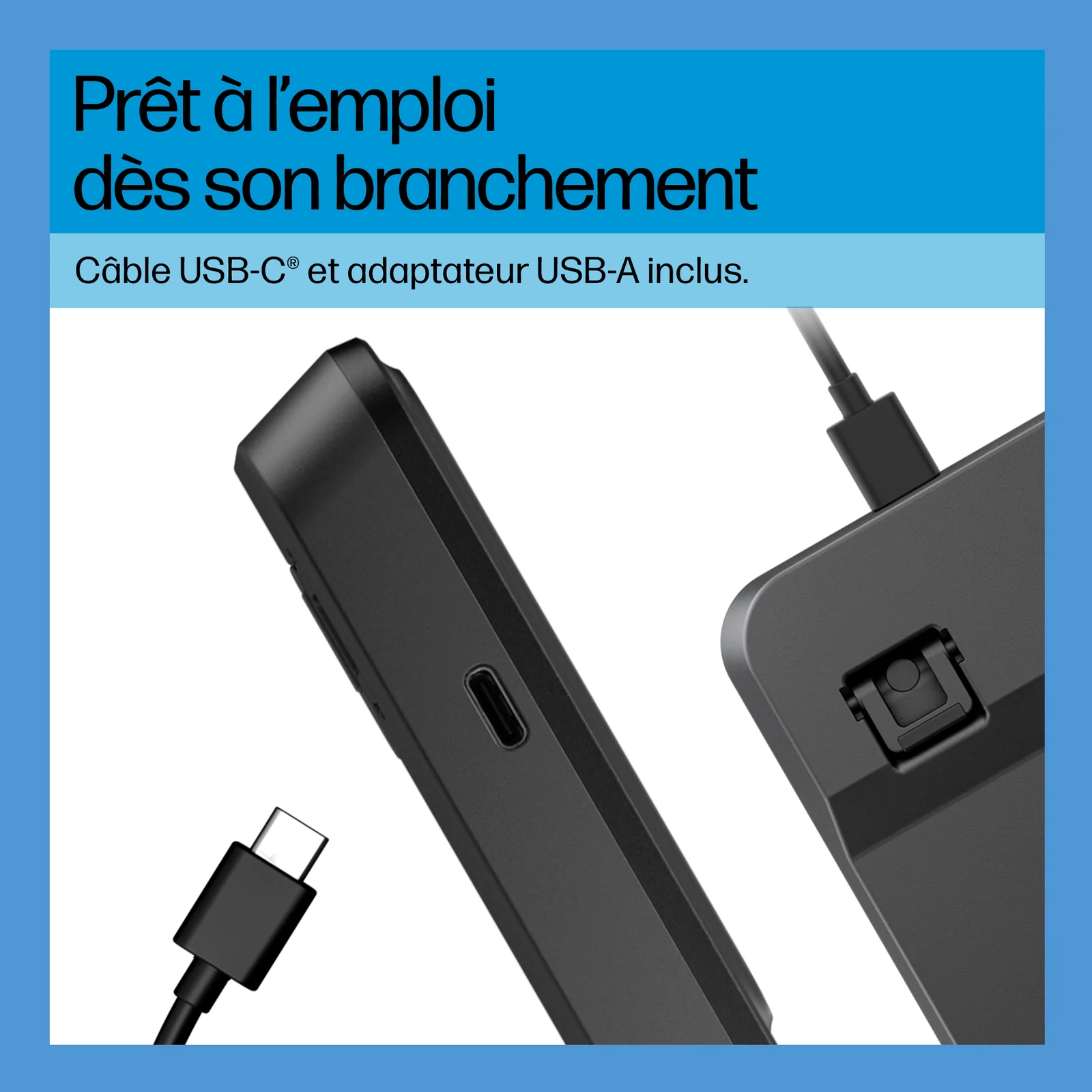HP Clavier filaire rétroéclairé multi-appareil 405