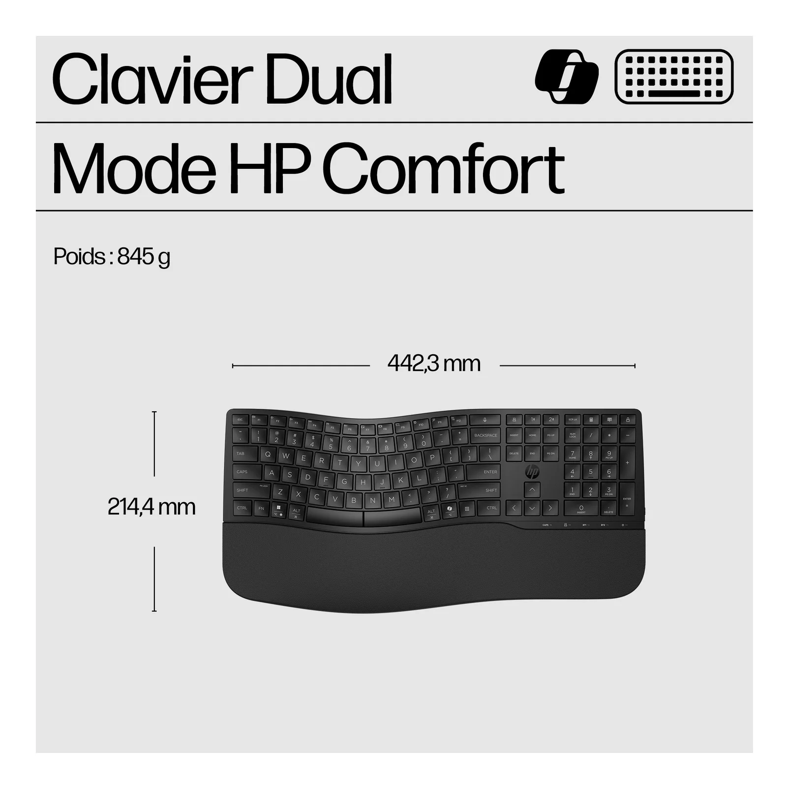 HP Clavier hybride 685 Comfort