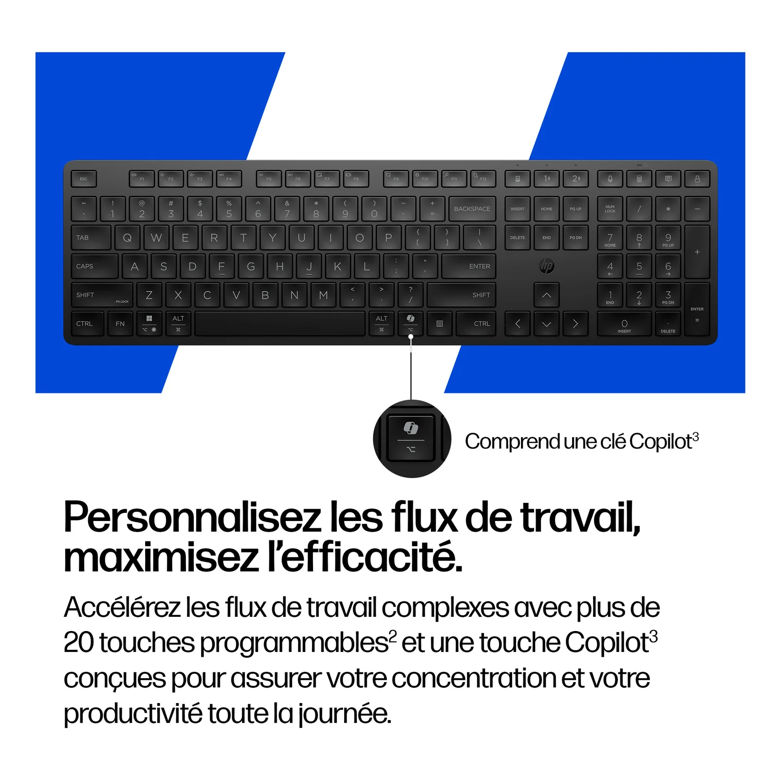 HP Clavier hybride multi-appareil 495K
