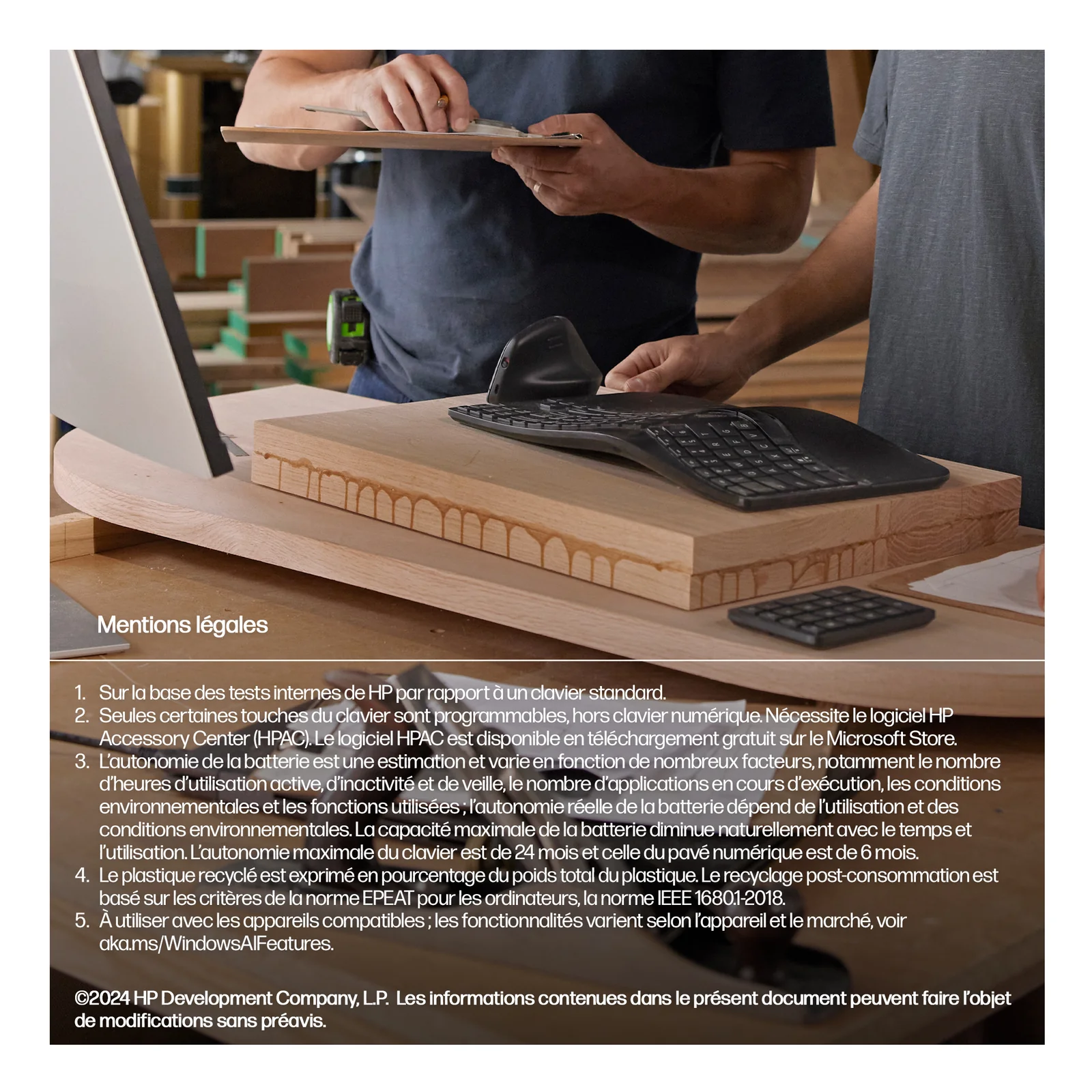HP Clavier sans fil ergonomique 965