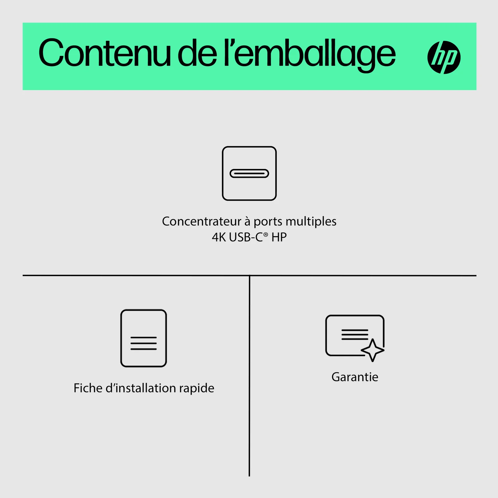 HP Concentrateur USB-C 4K