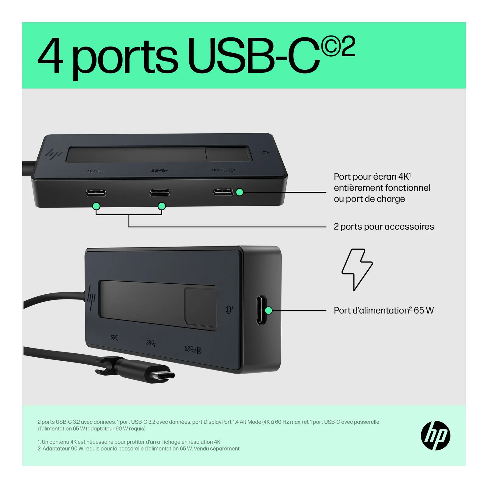 HP Concentrateur USB-C 4K