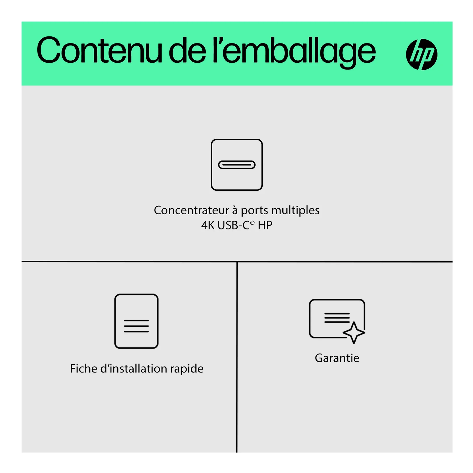 HP Concentrateur USB-C 4K