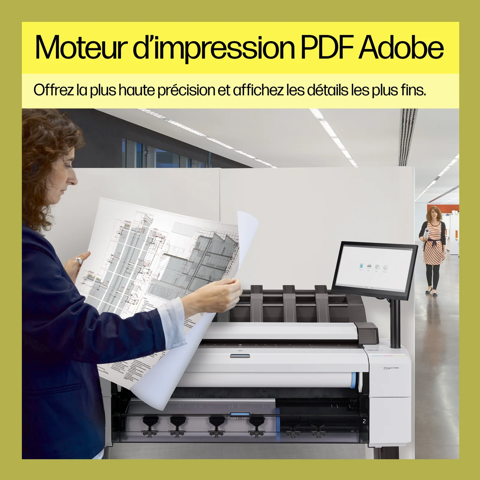 HP Designjet Imprimante multifonction T2600 PostScript de 36 pouces