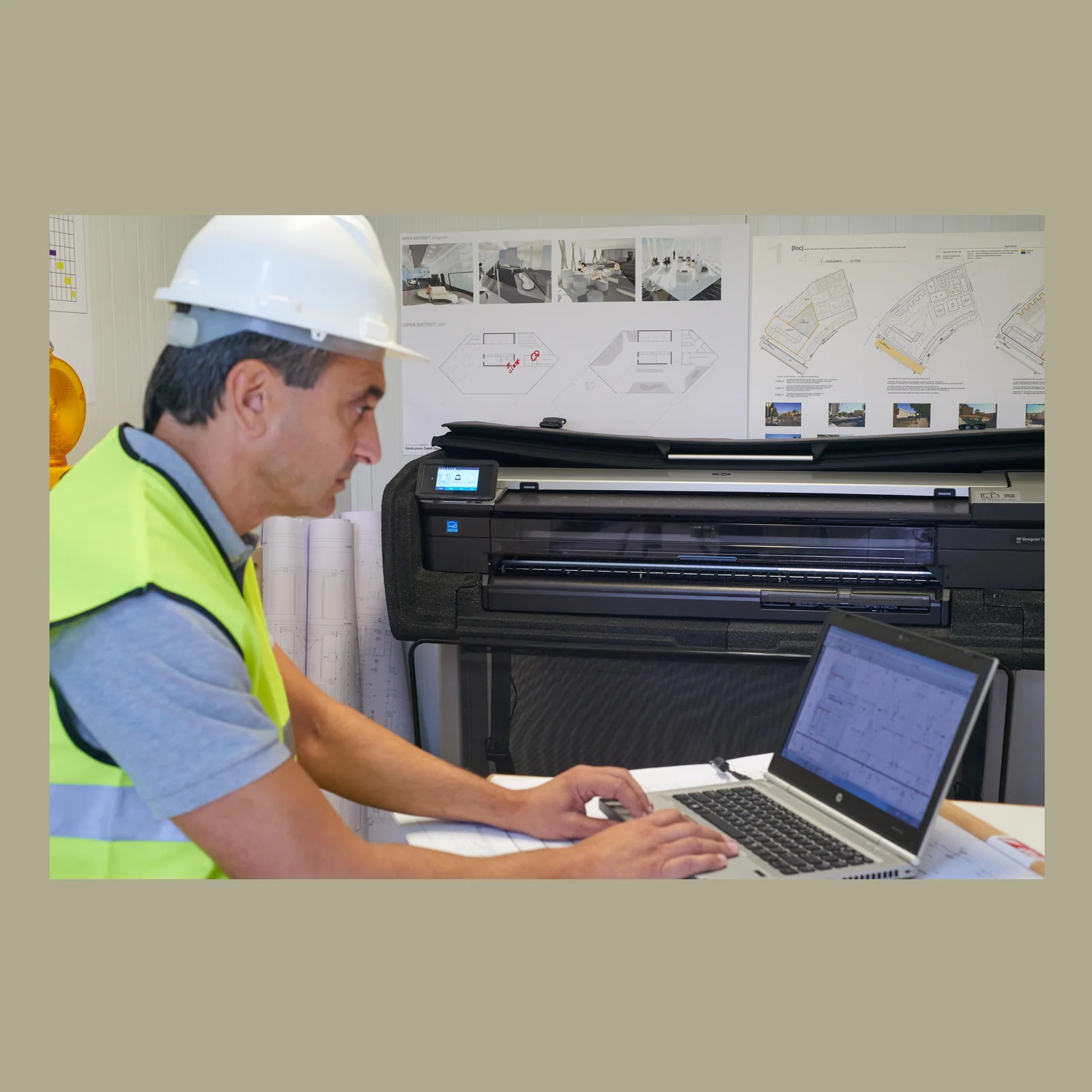 HP Designjet Imprimante multifonction T830 24 pouces