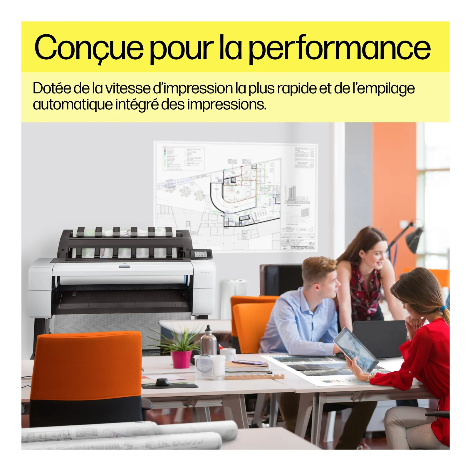 HP Designjet Imprimante T1600 de 36 pouces