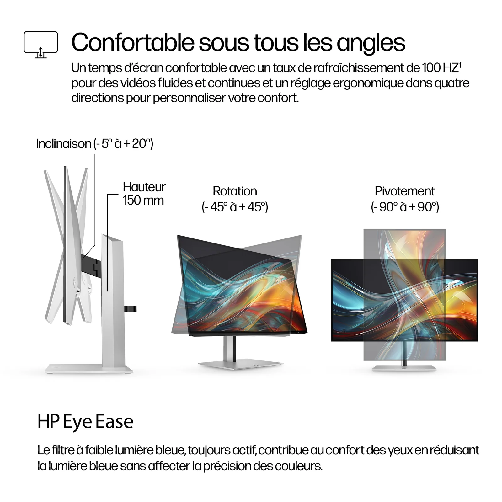 HP Écran FHD 23,8 pouces Série 7 Pro - 724pf